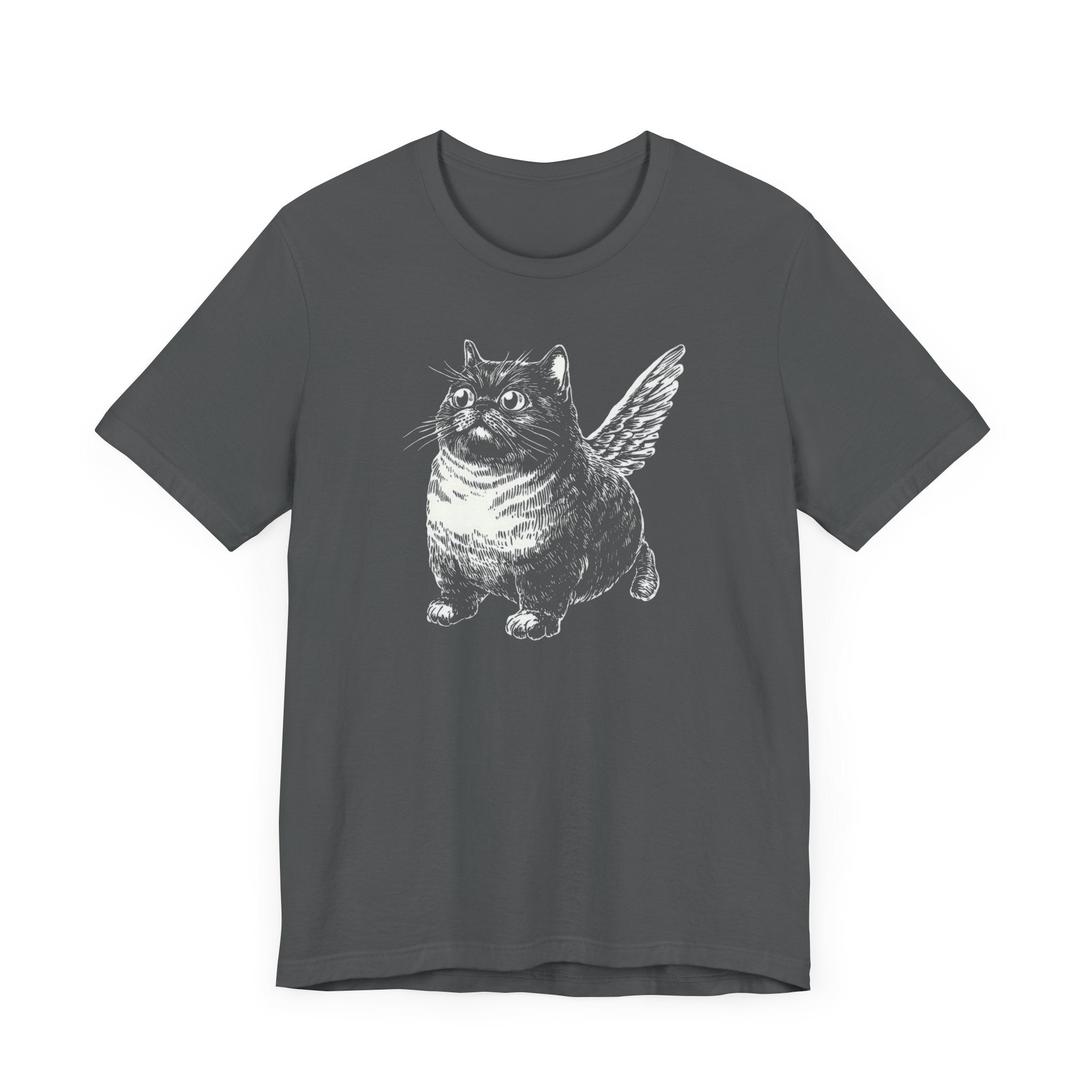 Whimsical Winged Cat T-Shirt