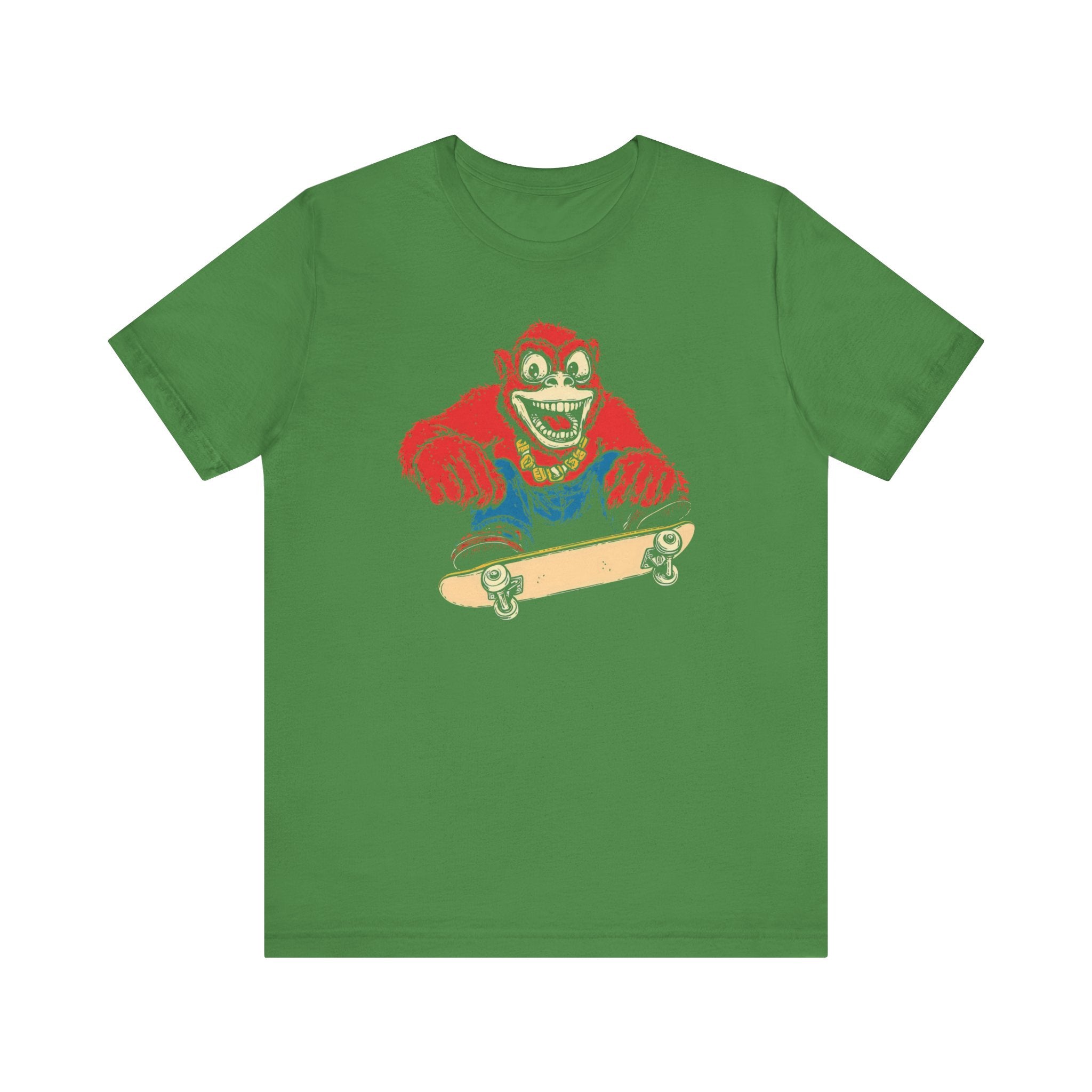 Skateboarding Gorilla T-Shirt - Cool Retro Style Ape Graphic Tee