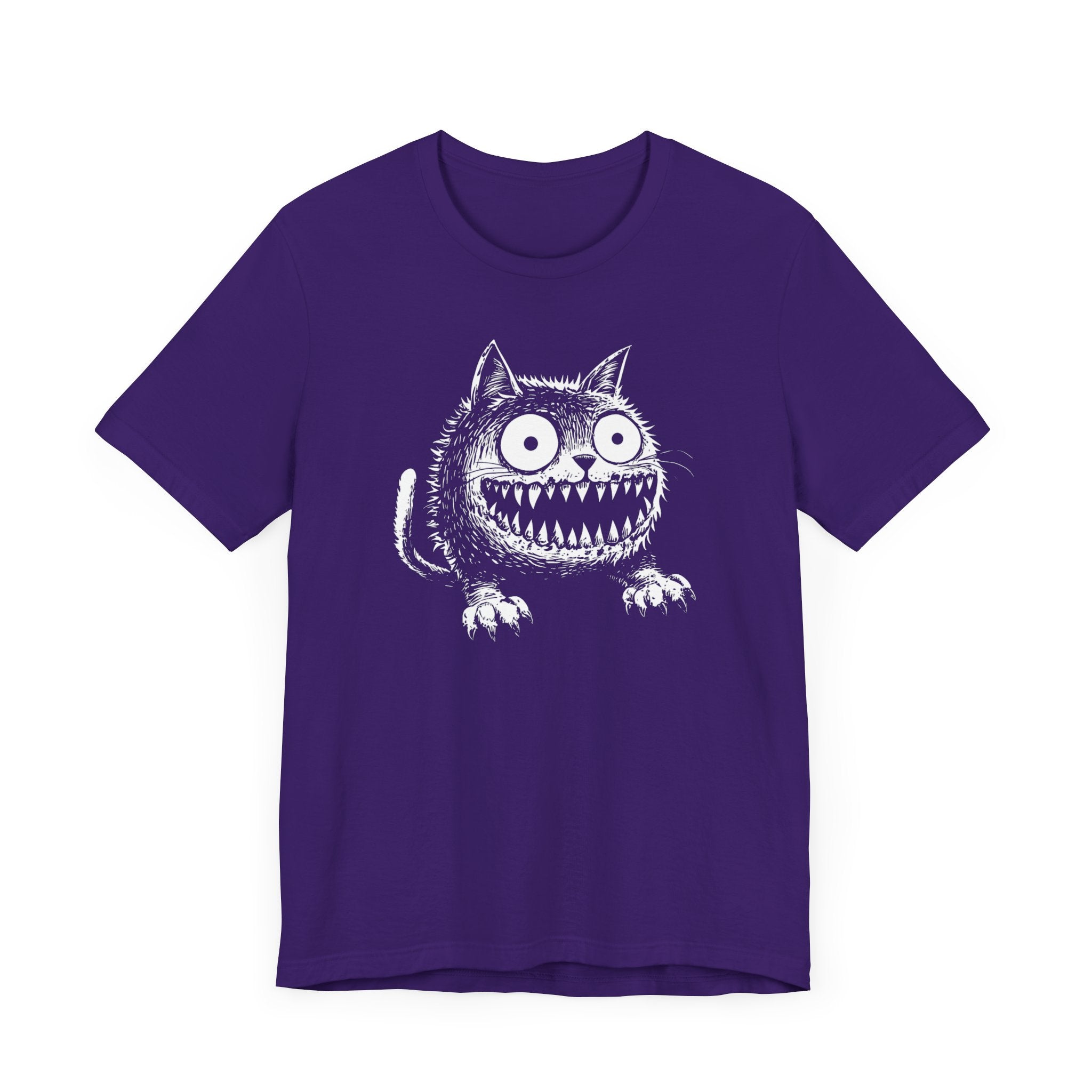 Grinning Creepy Cat T-Shirt