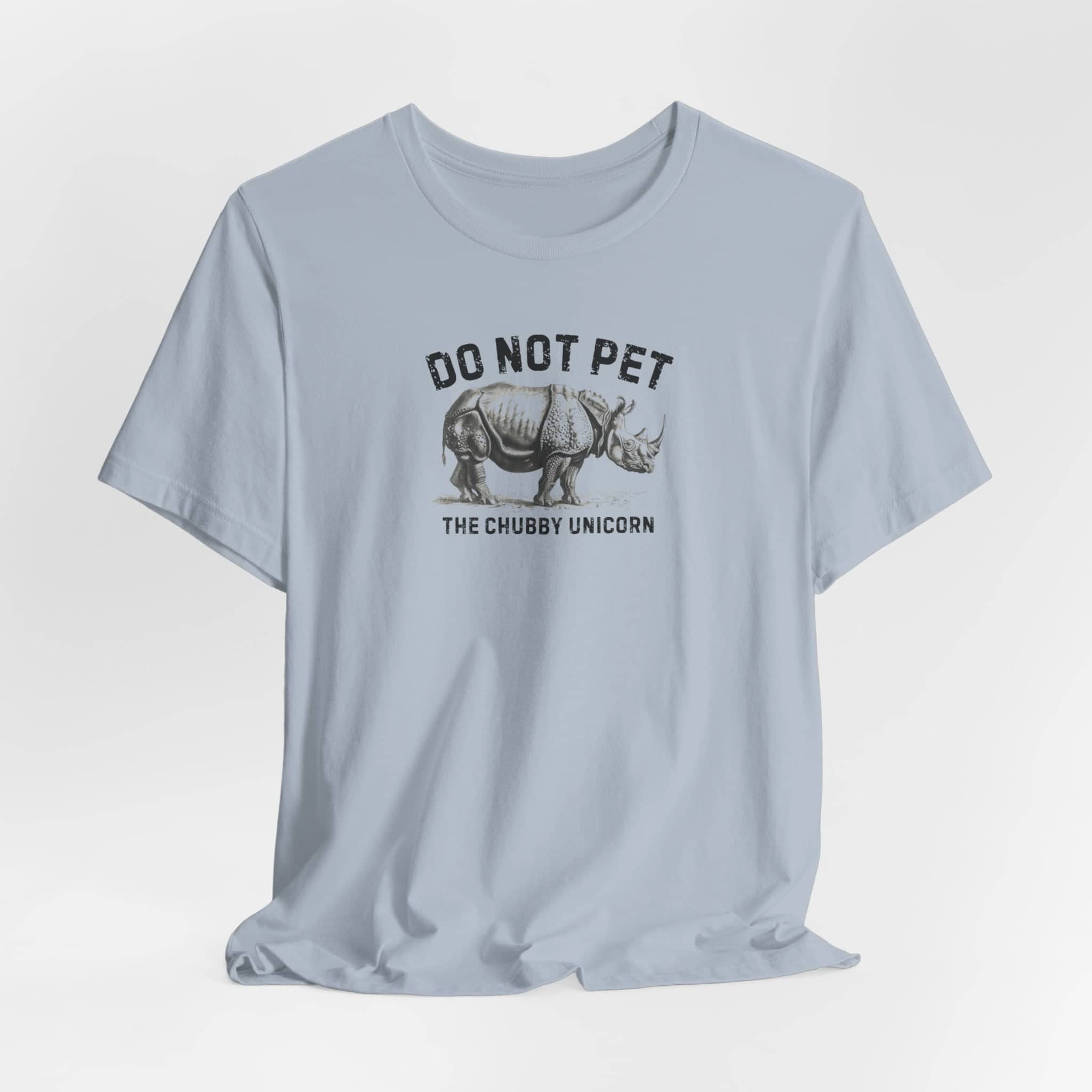 Do Not Pet The Chubby Unicorn Shirt Funny Rhino Lover Tee (XS to 5XL Edition)