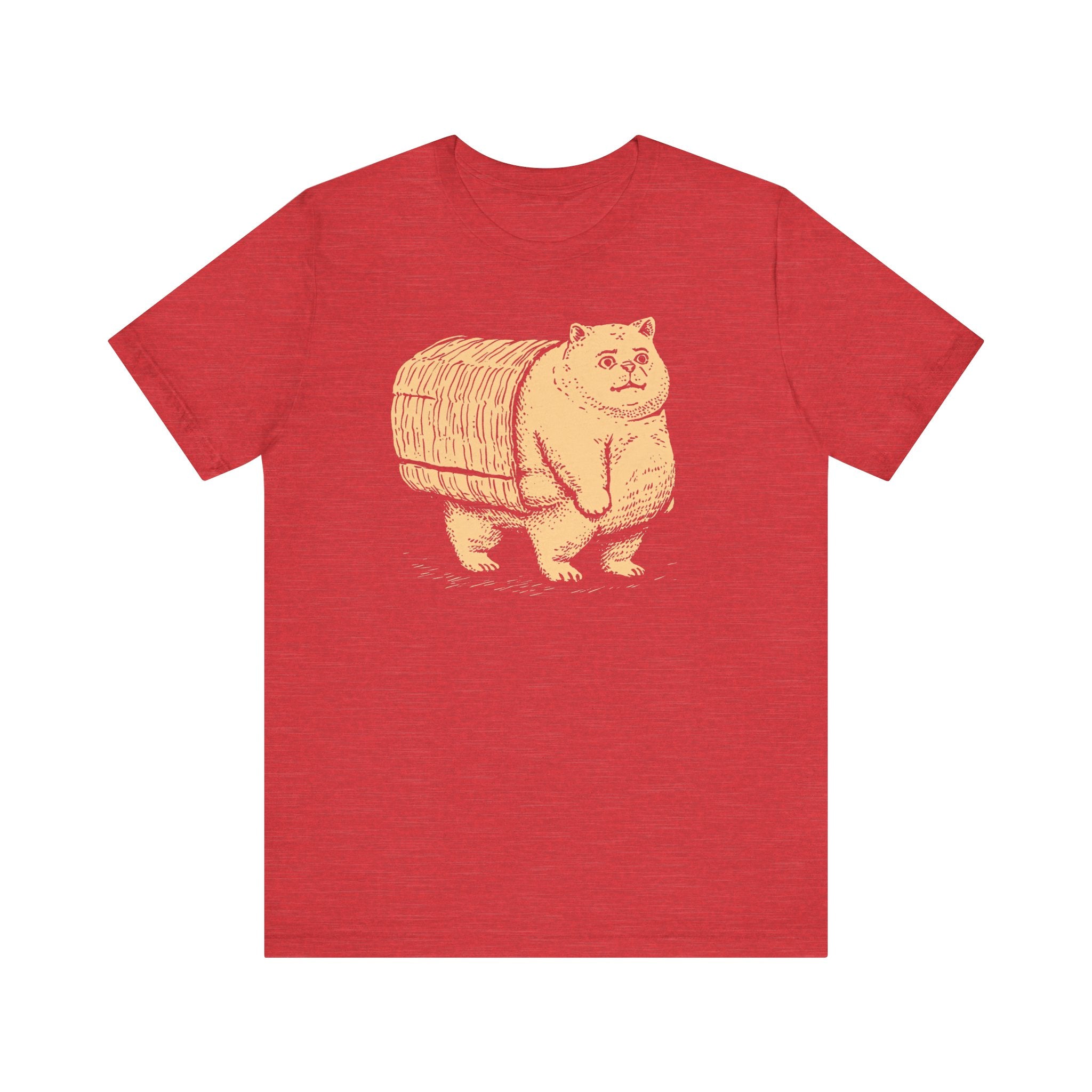 Cat Carrying Basket Graphic Tee