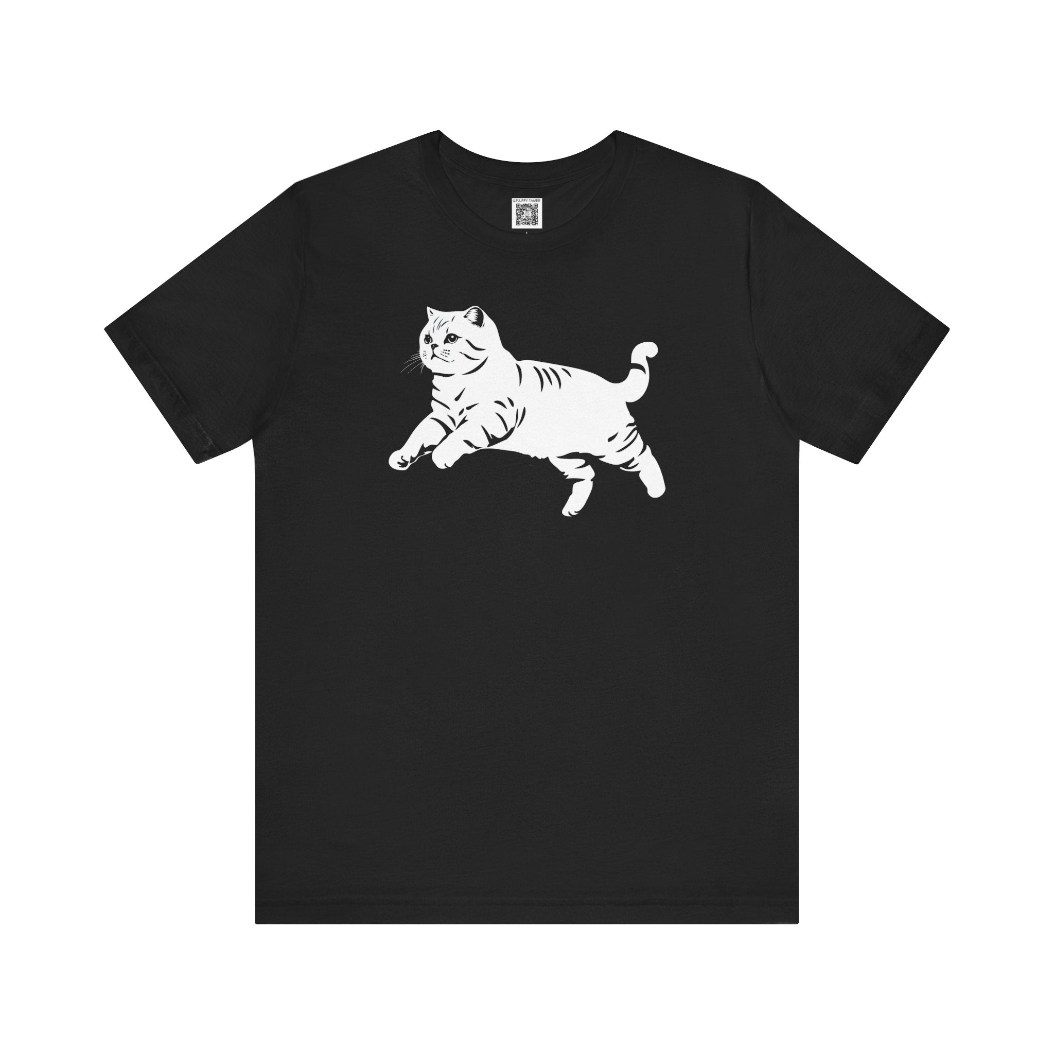 Leaping Cat Graphic T-Shirt