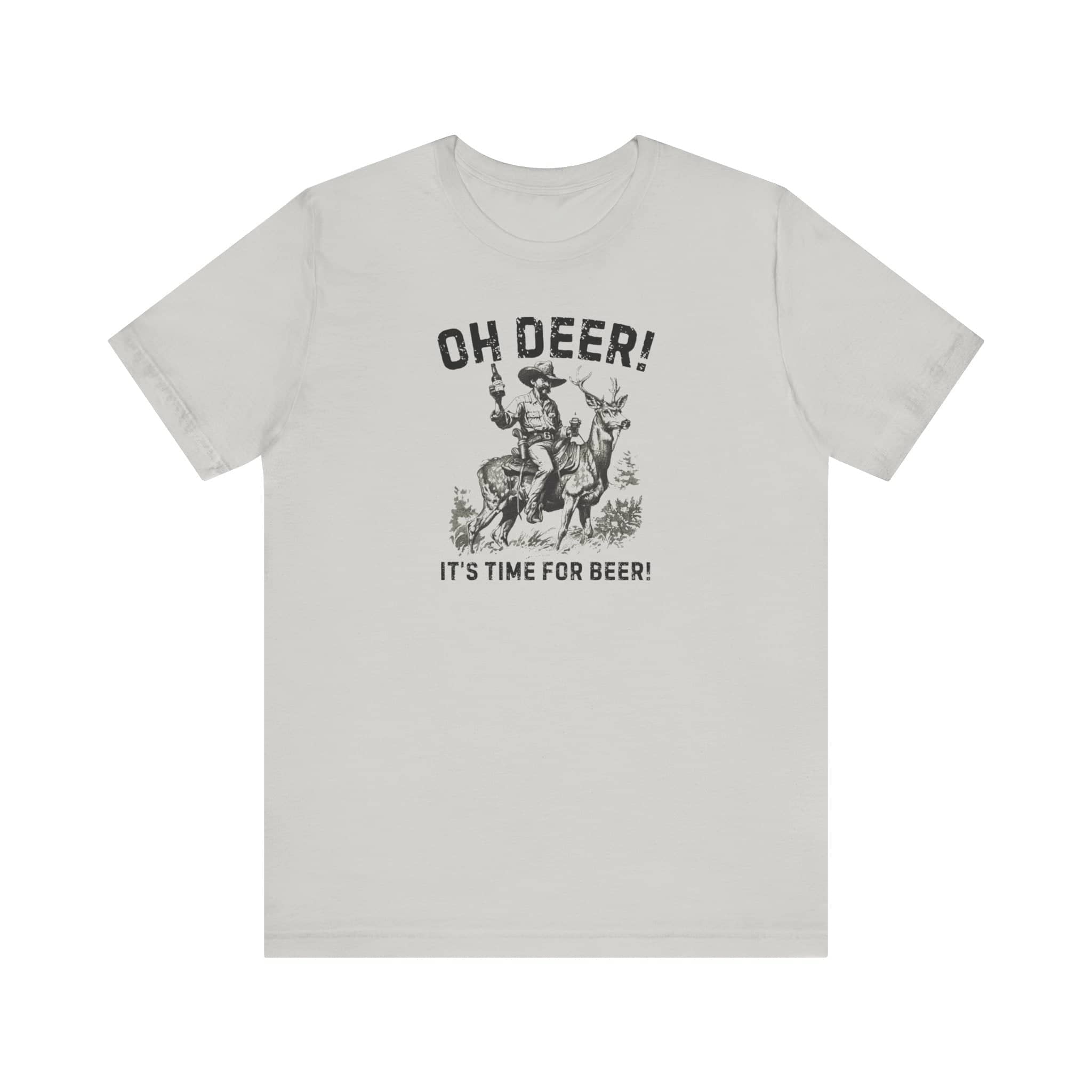 Oh Deer Its Time For Beer Shirt Funny Drinking Tee