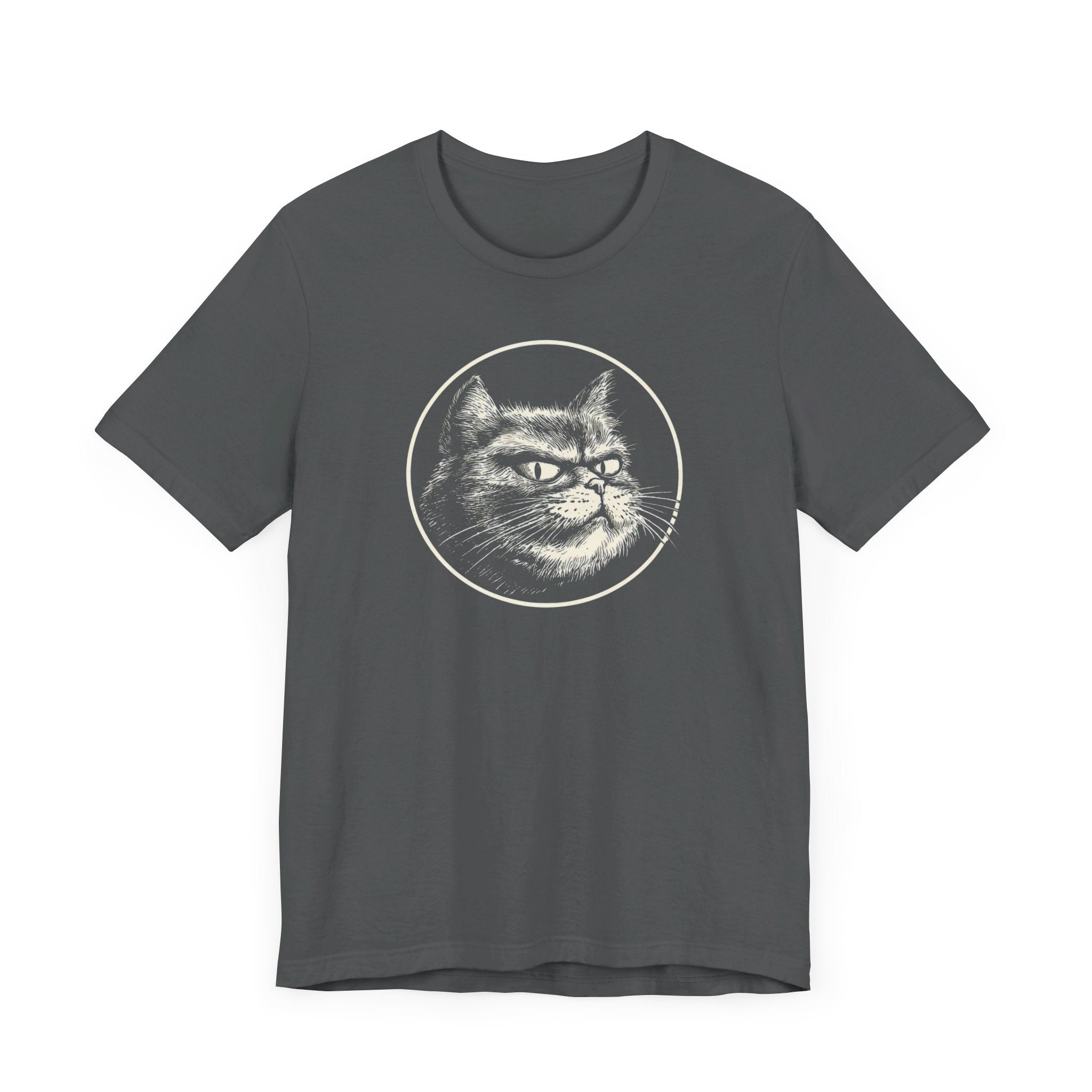 Grumpy Cat Graphic Tee – Vintage Style Cat Lover Shirt