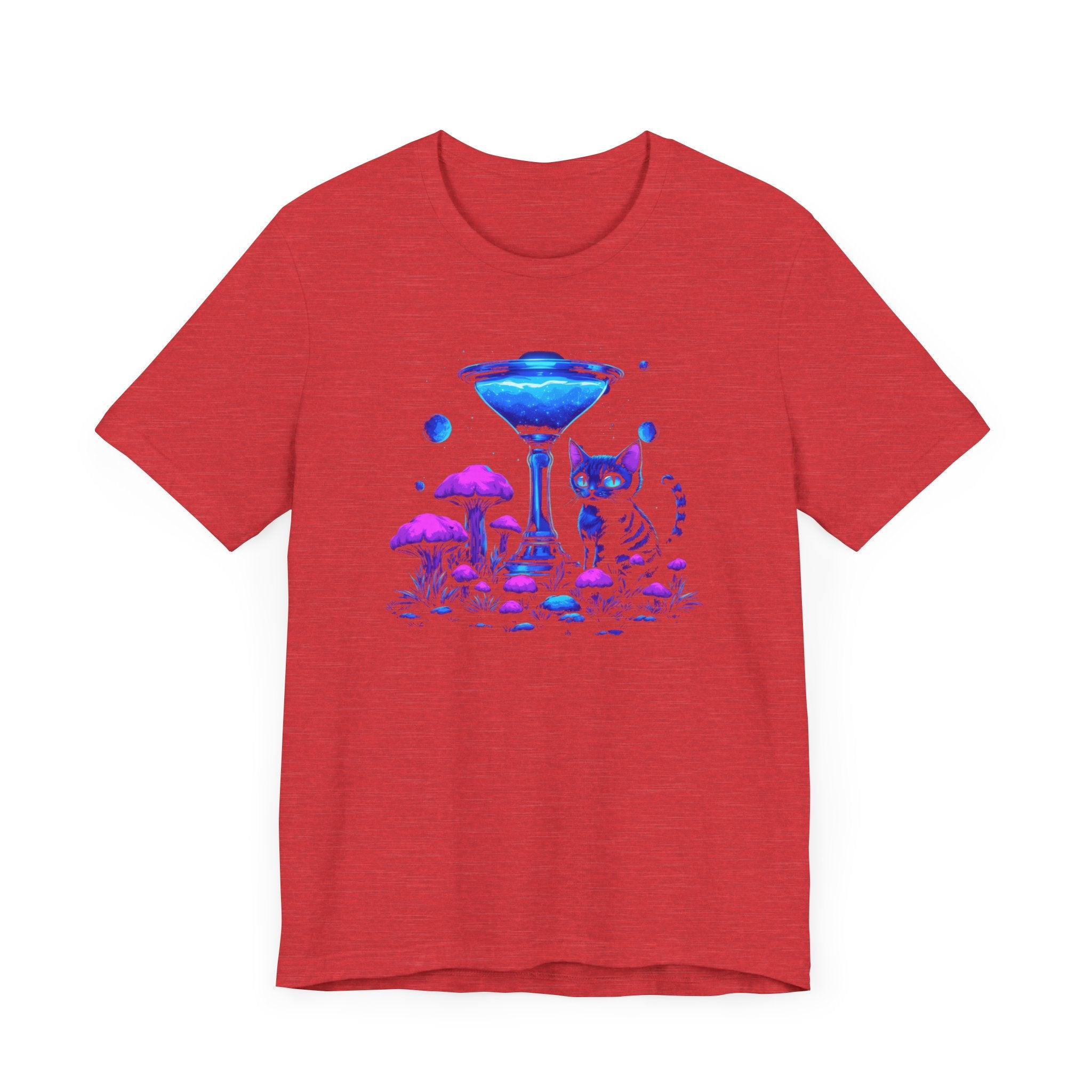 Mystical Neon Cat T-Shirt