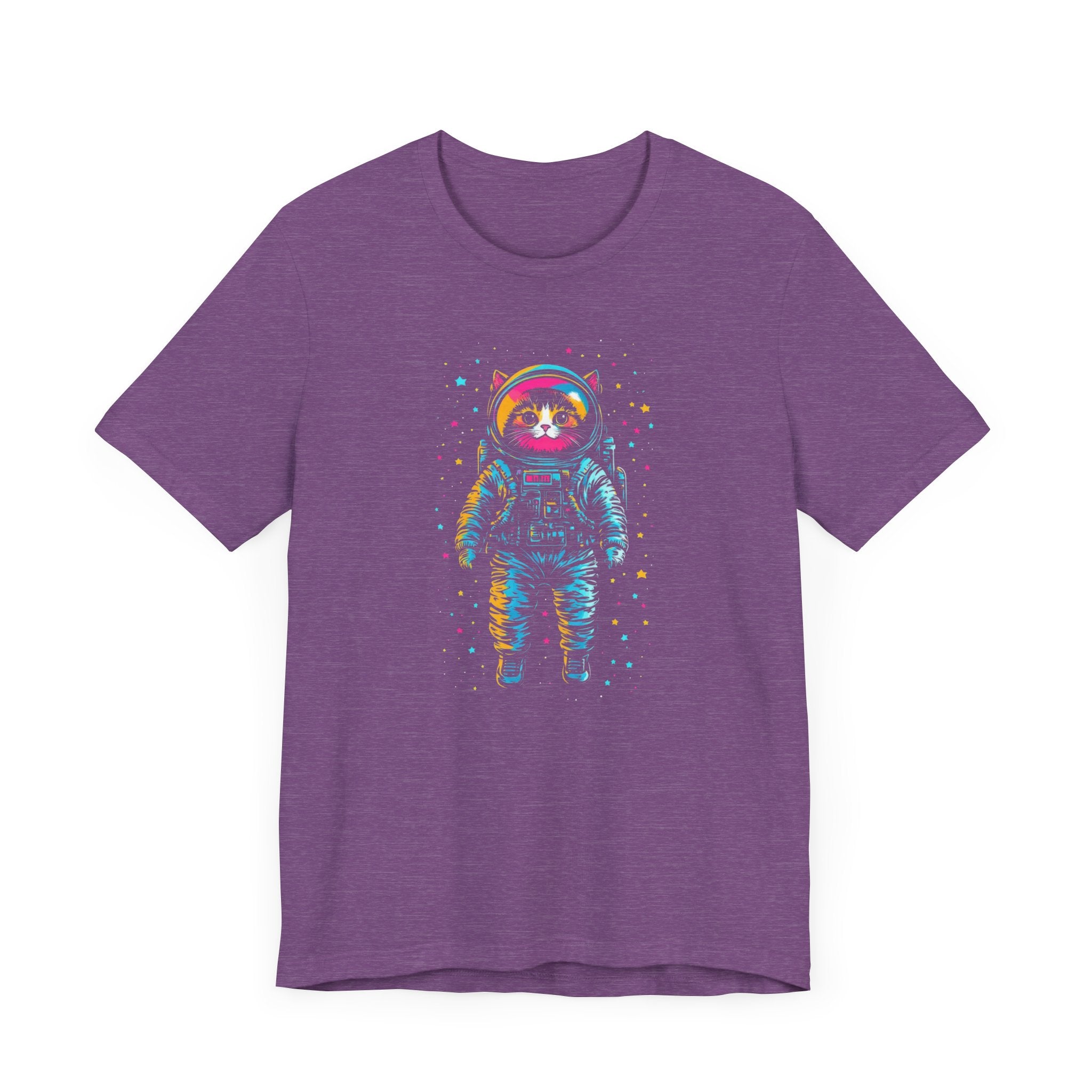 Neon Cosmic Catstronaut T-Shirt