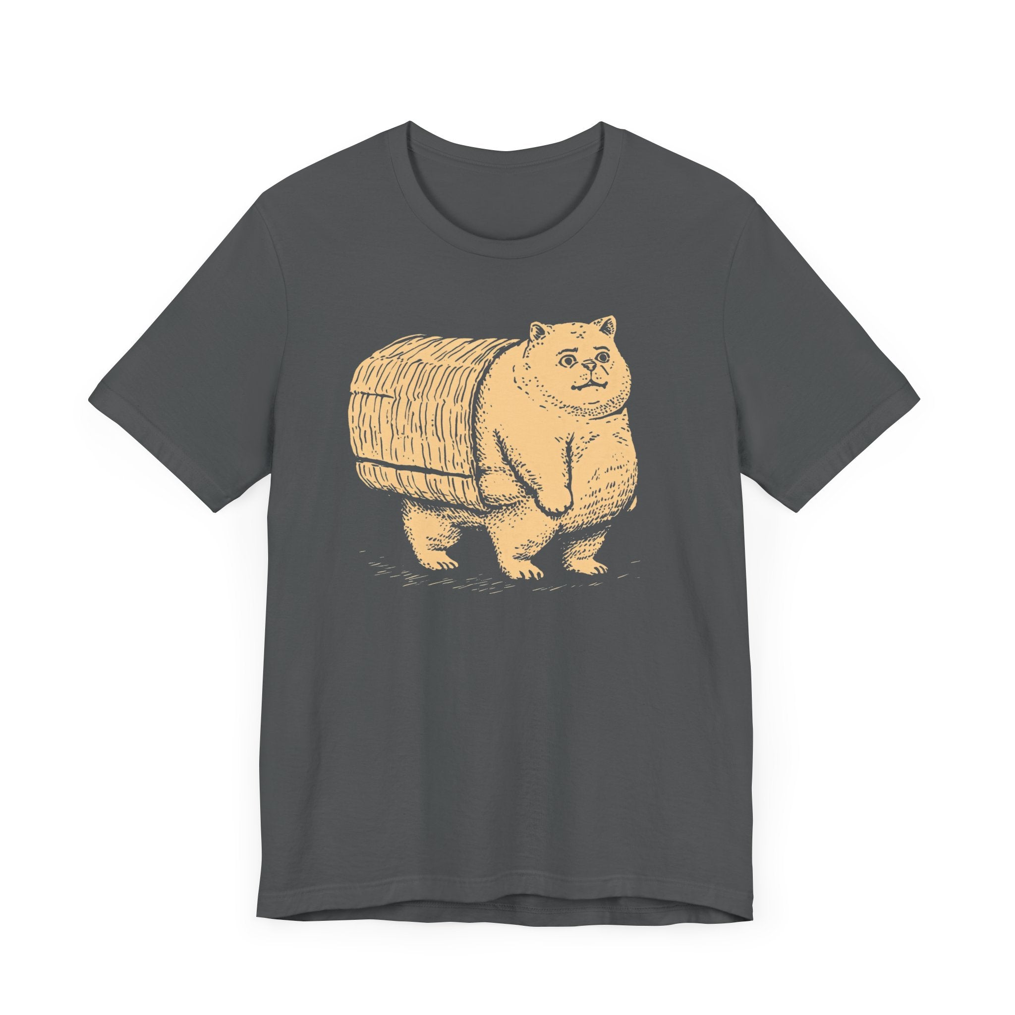 Cat Carrying Basket Graphic Tee