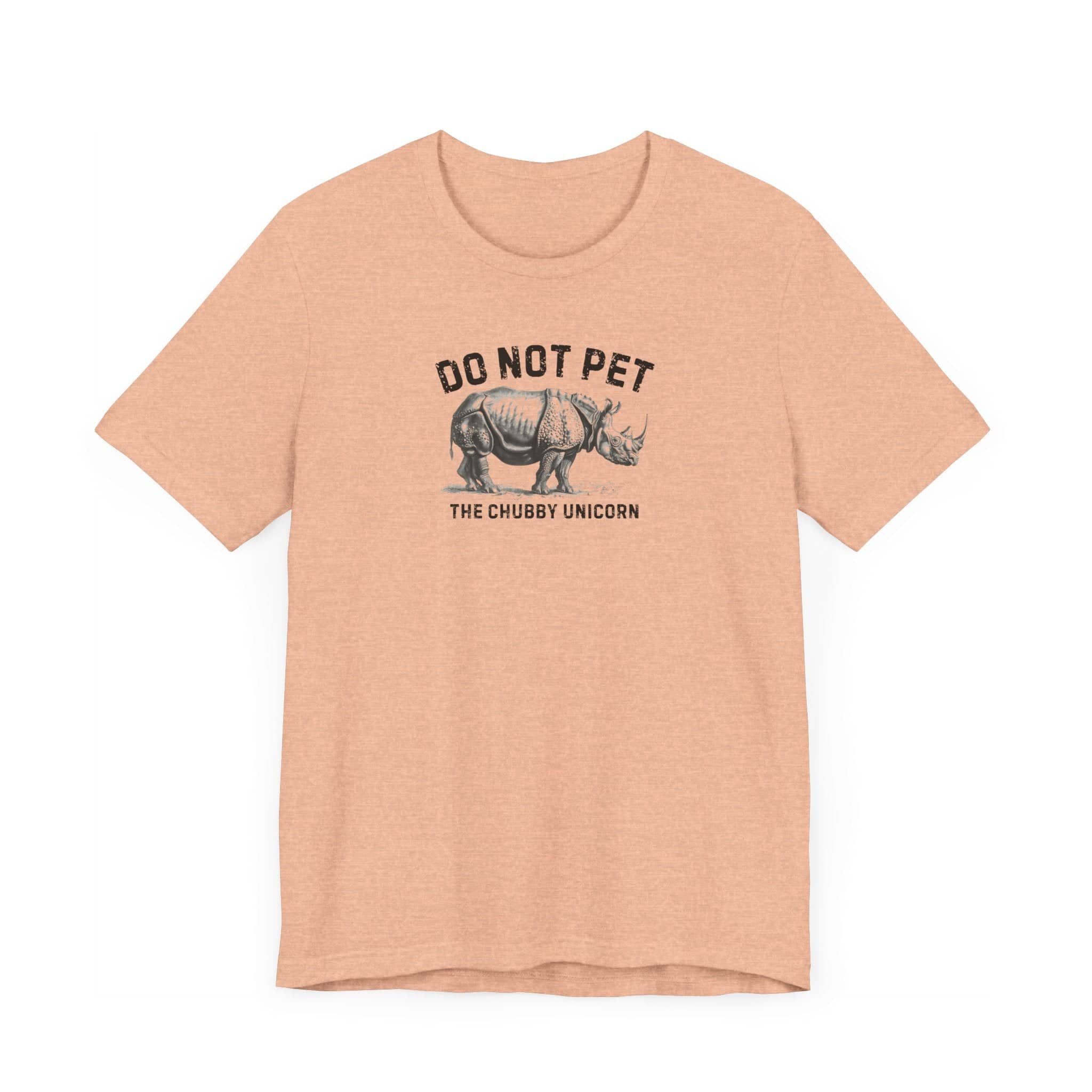 Do Not Pet The Chubby Unicorn Shirt Funny Rhino Lover Tee (XS to 5XL Edition)