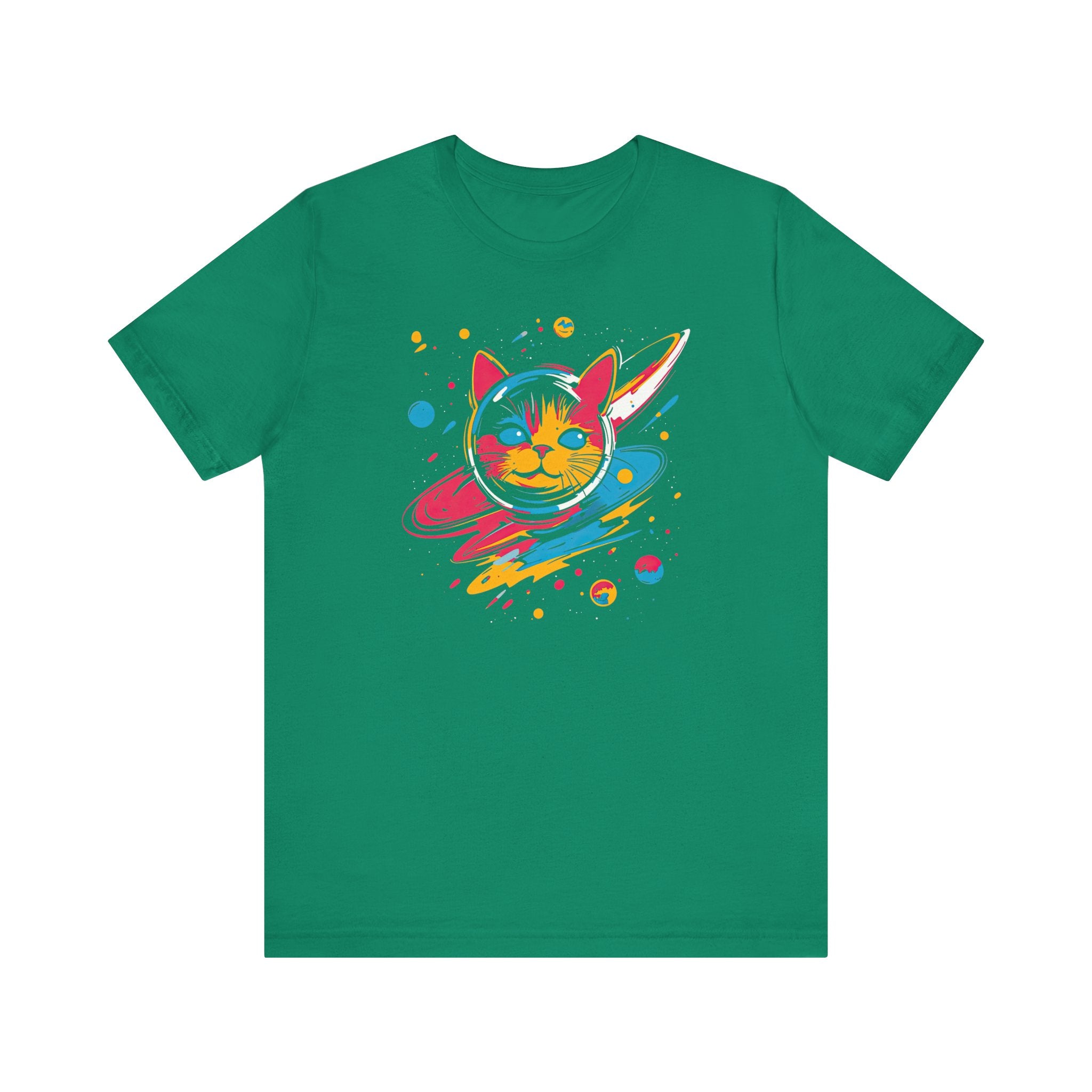 Cosmic Cat Orbit T-Shirt
