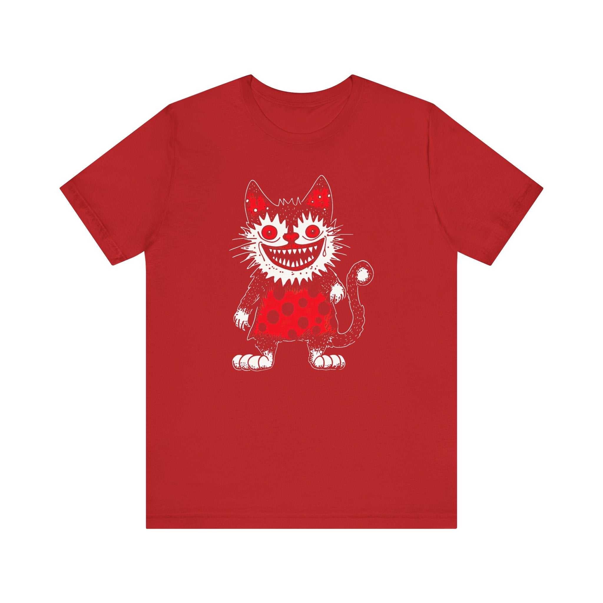 Creepy Polka Dot Cat T-Shirt