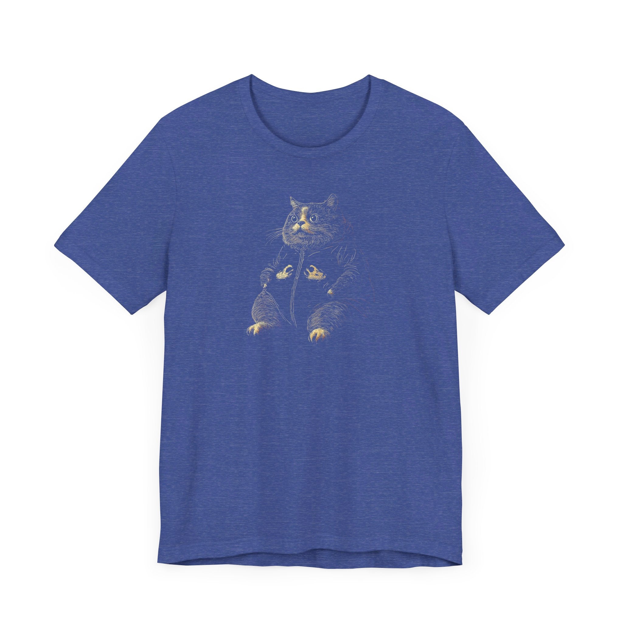 Chubby Cat Hoodie Graphic T-Shirt