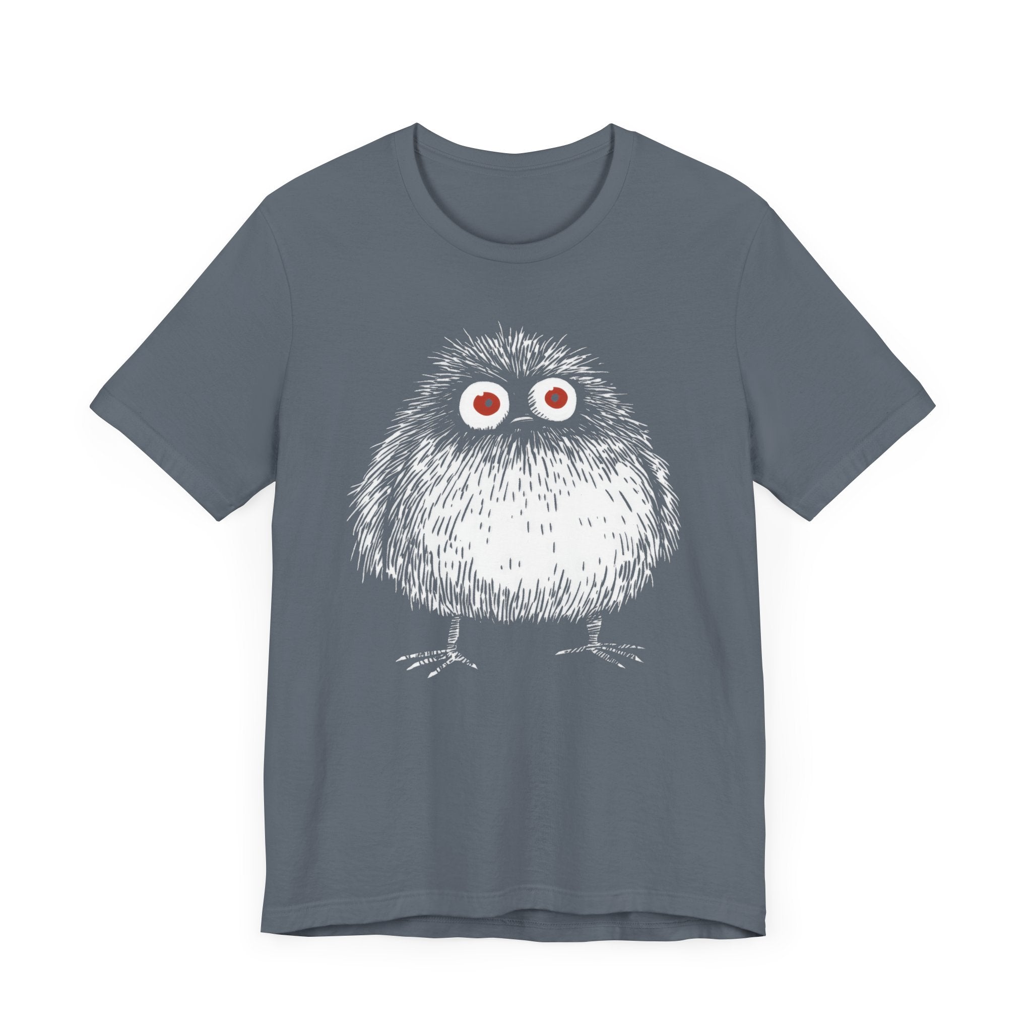 Wide-Eyed Fluffy Creature Graphic Tee
