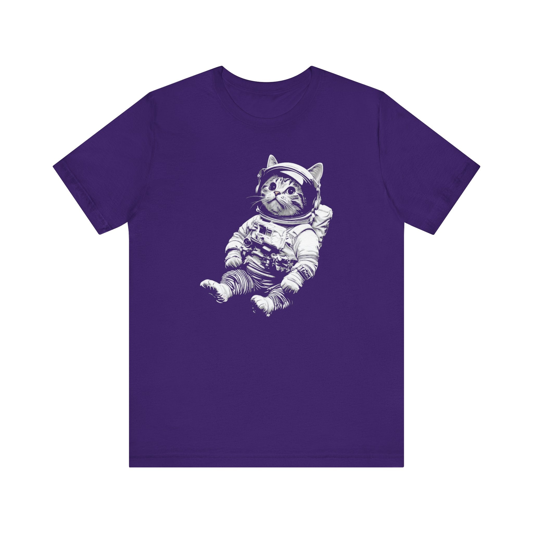 Chillin’ Space Cat Astronaut T-Shirt
