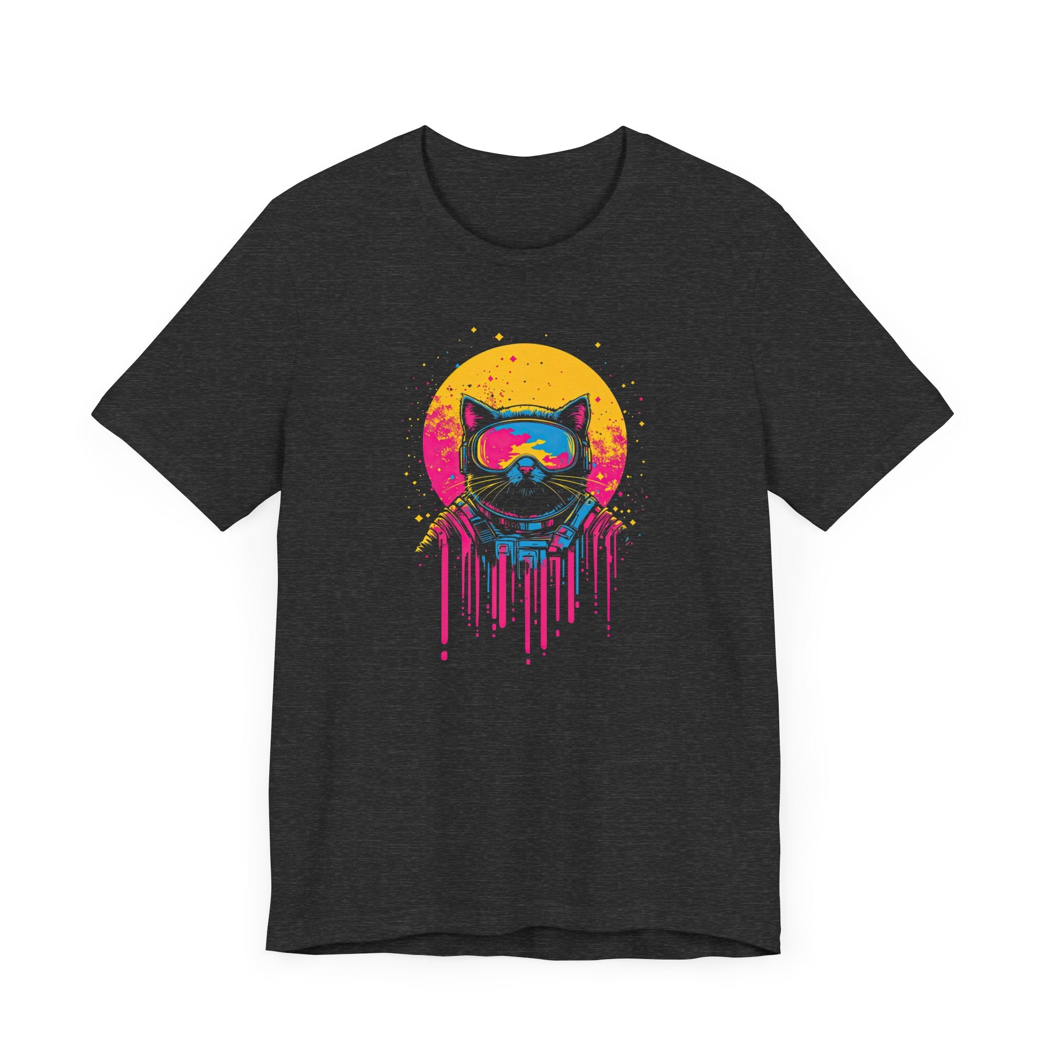 Retro Futuristic Cat T-Shirt