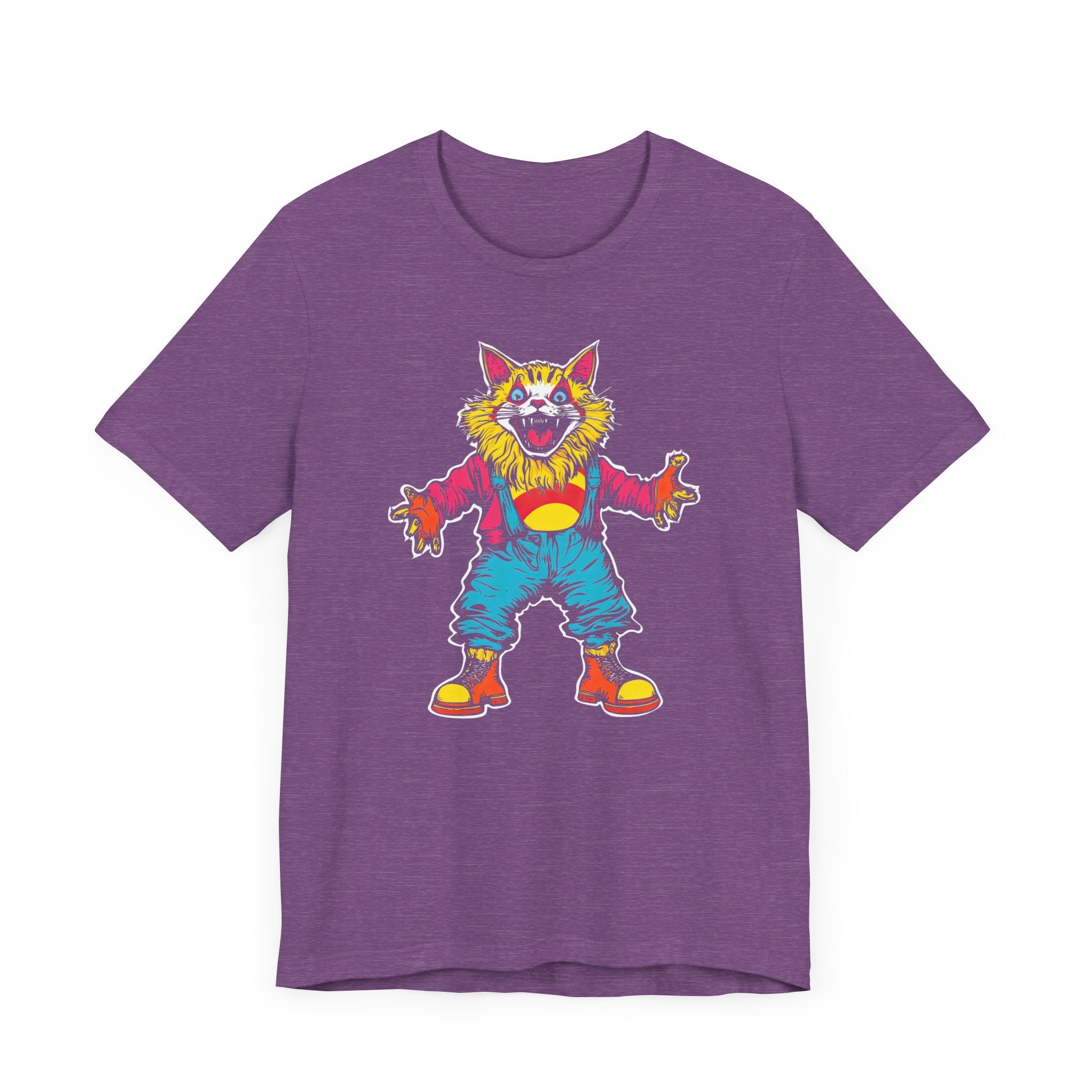 Colorful Clown Cat T-Shirt