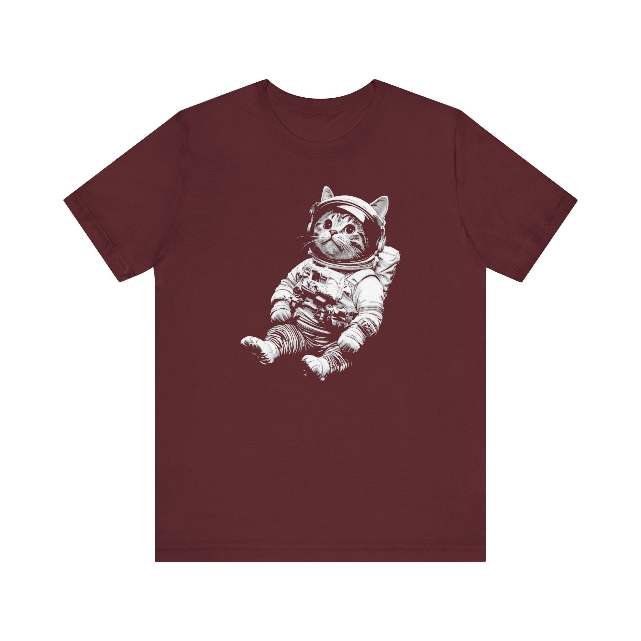 Chillin’ Space Cat Astronaut T-Shirt