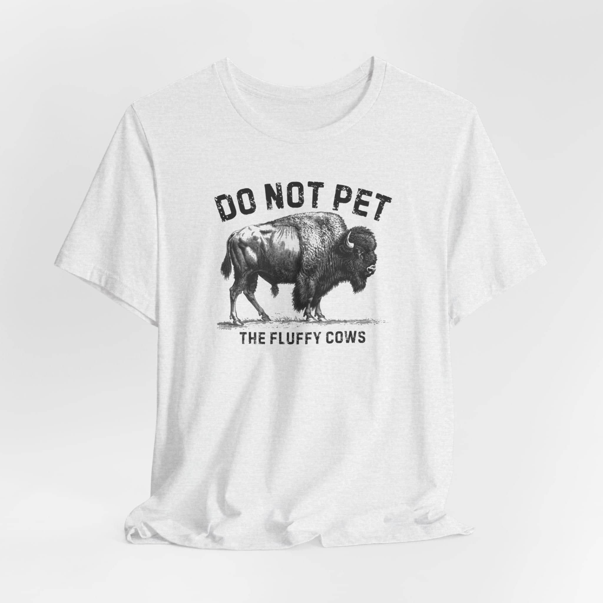 Do Not Pet The Fluffy Cows Shirt Funny Animal Lover Tee