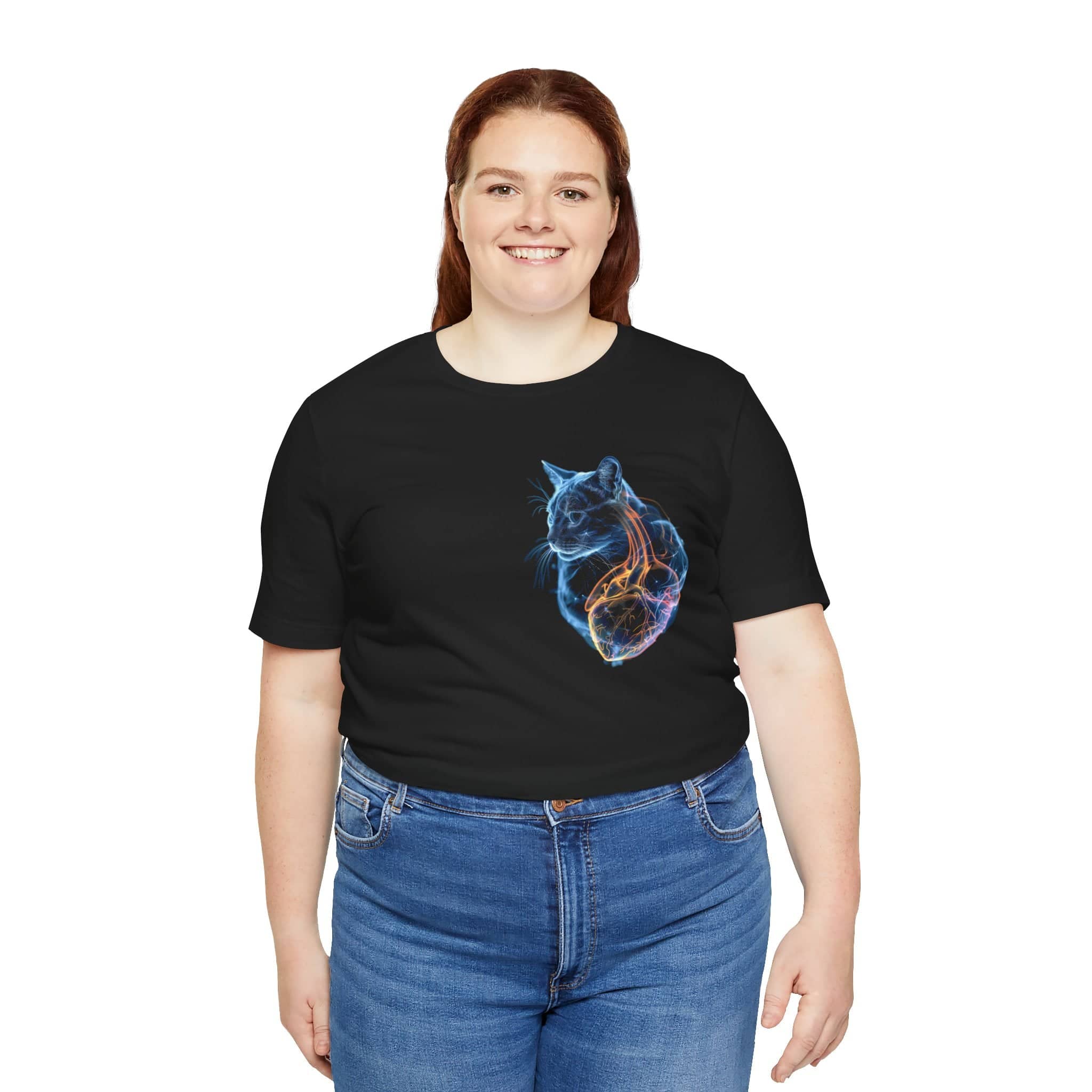 My Cat IS My Heart Unisex Jersey Short Sleeve Tee