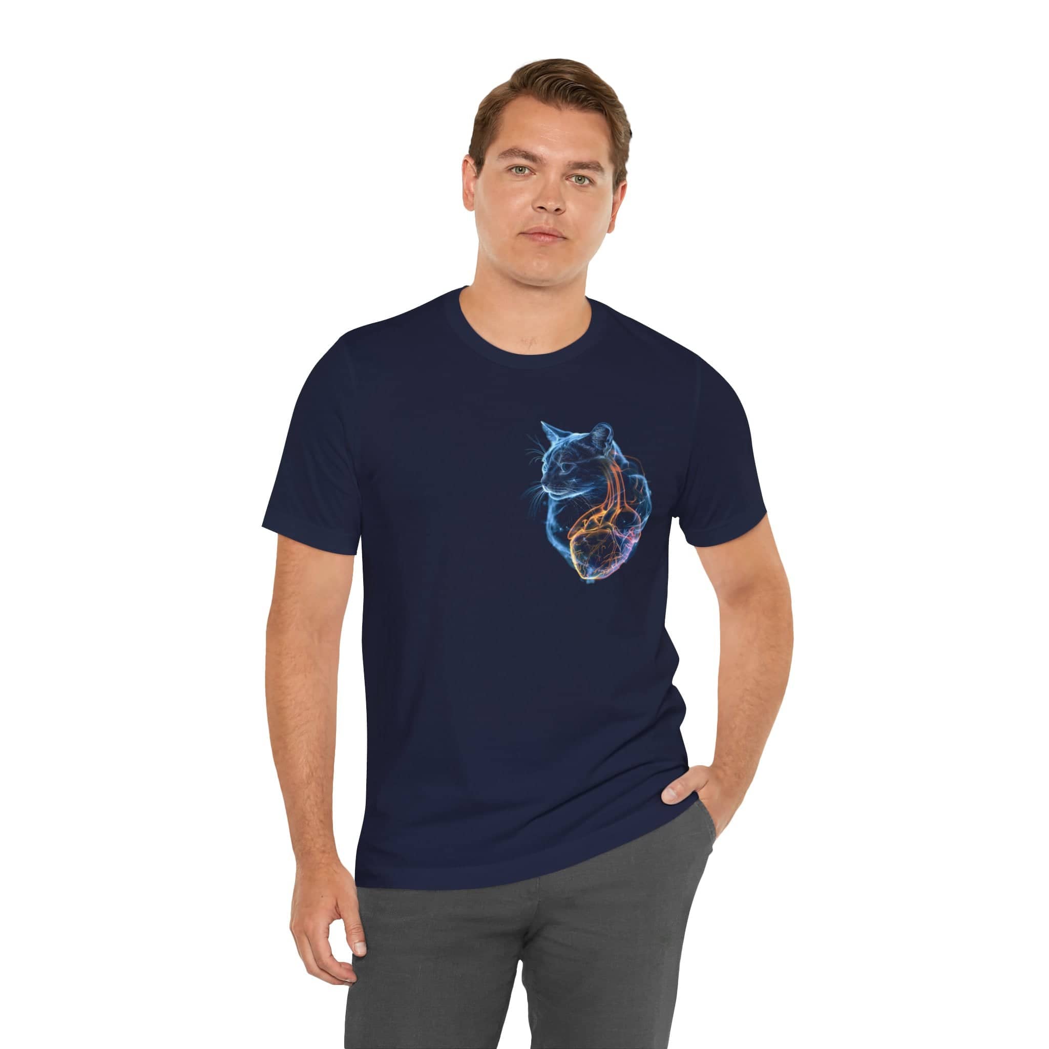My Cat IS My Heart Unisex Jersey Short Sleeve Tee
