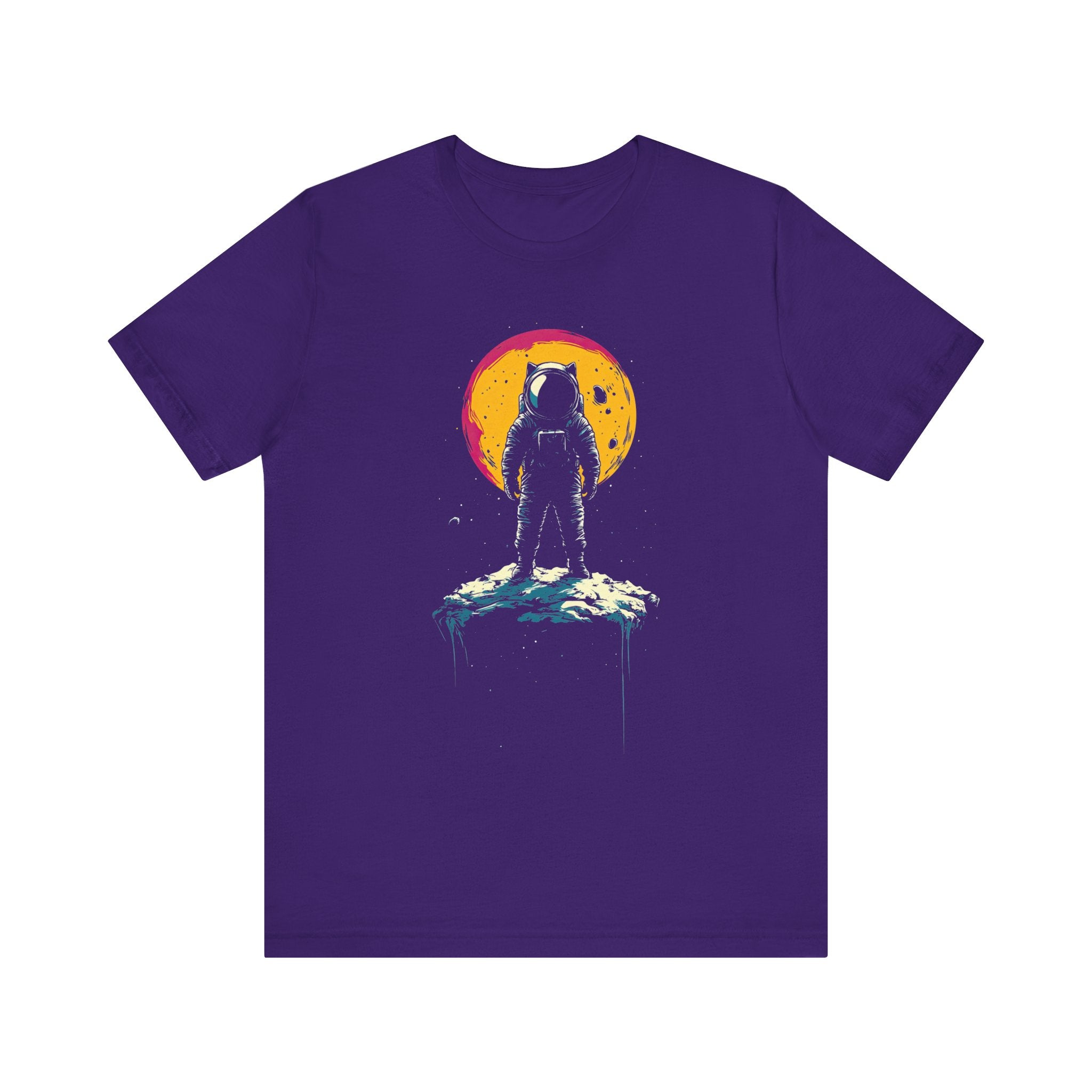 Lone Astronaut Cat Graphic Tee