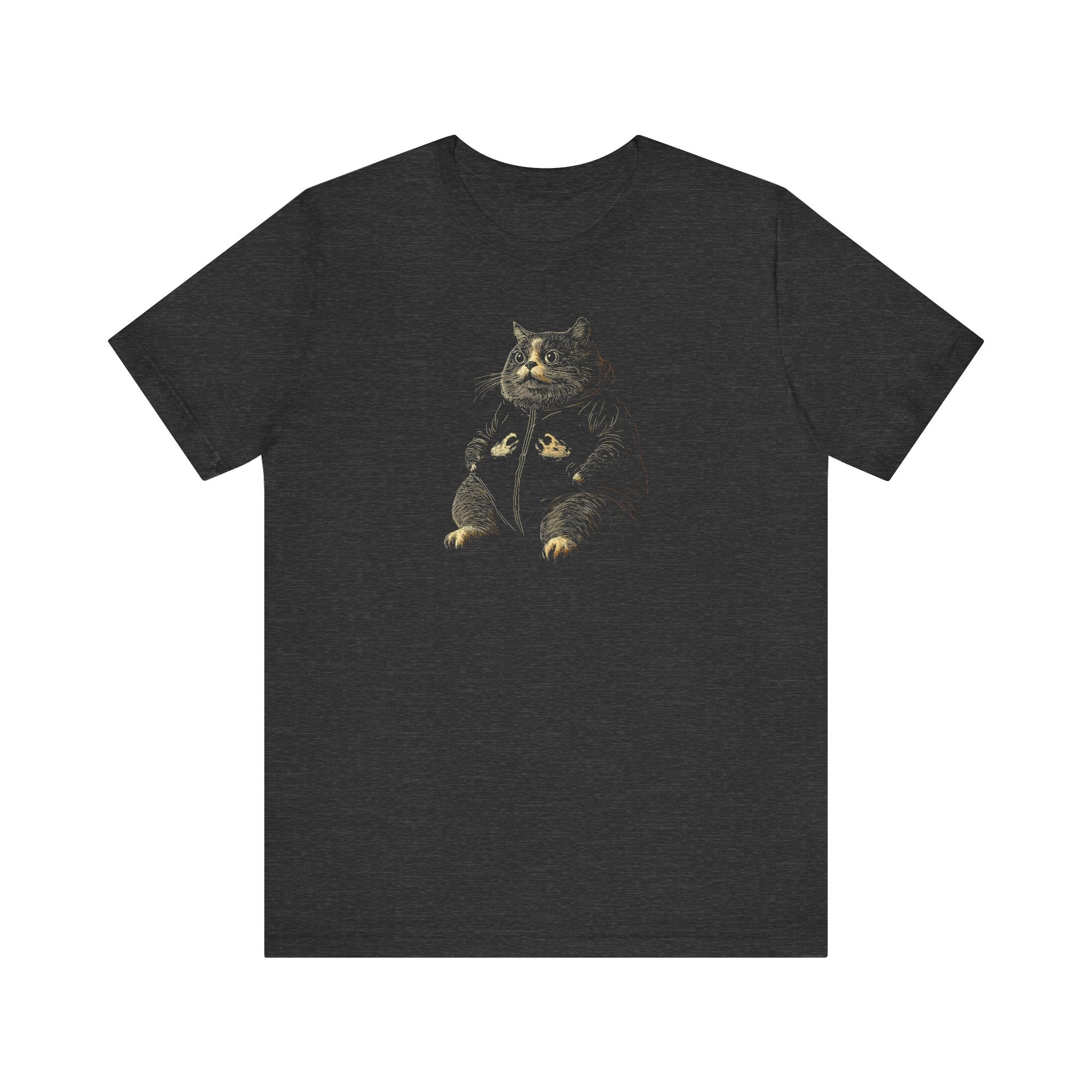 Chubby Cat Hoodie Graphic T-Shirt