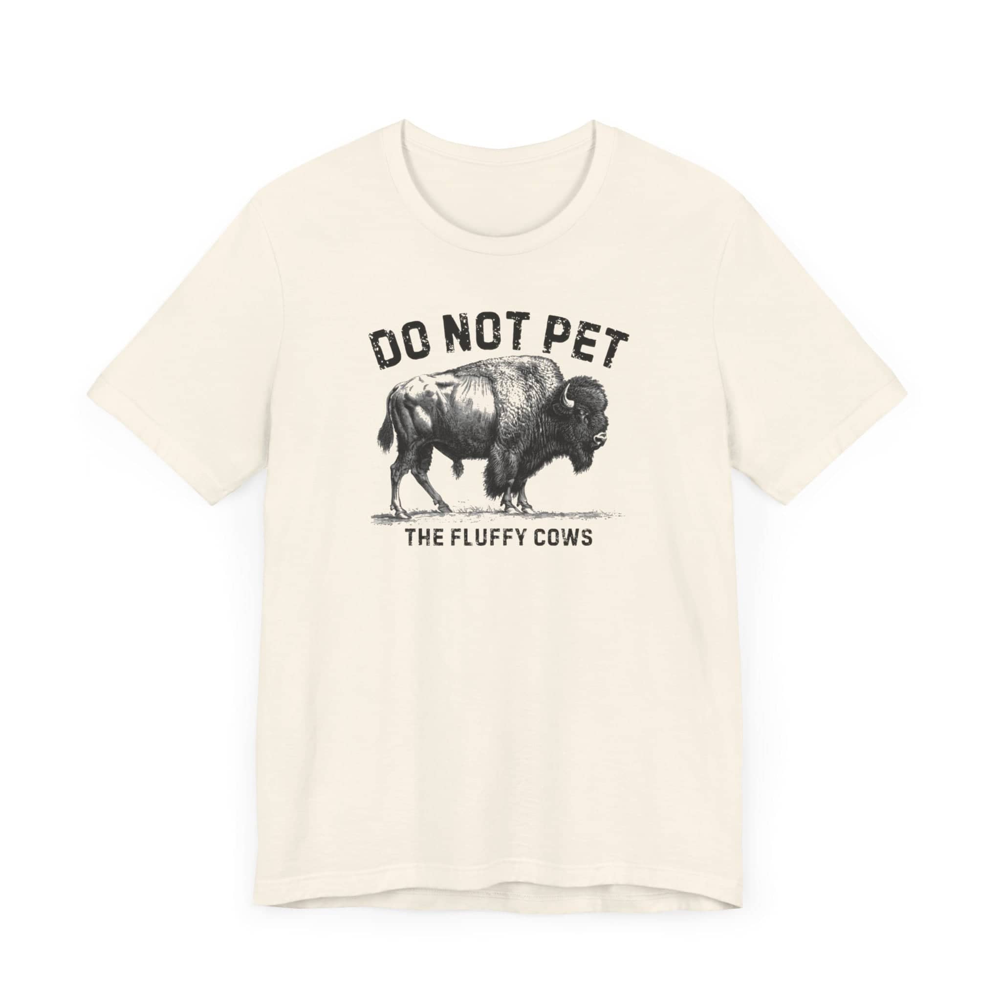 Do Not Pet The Fluffy Cows Shirt Funny Animal Lover Tee