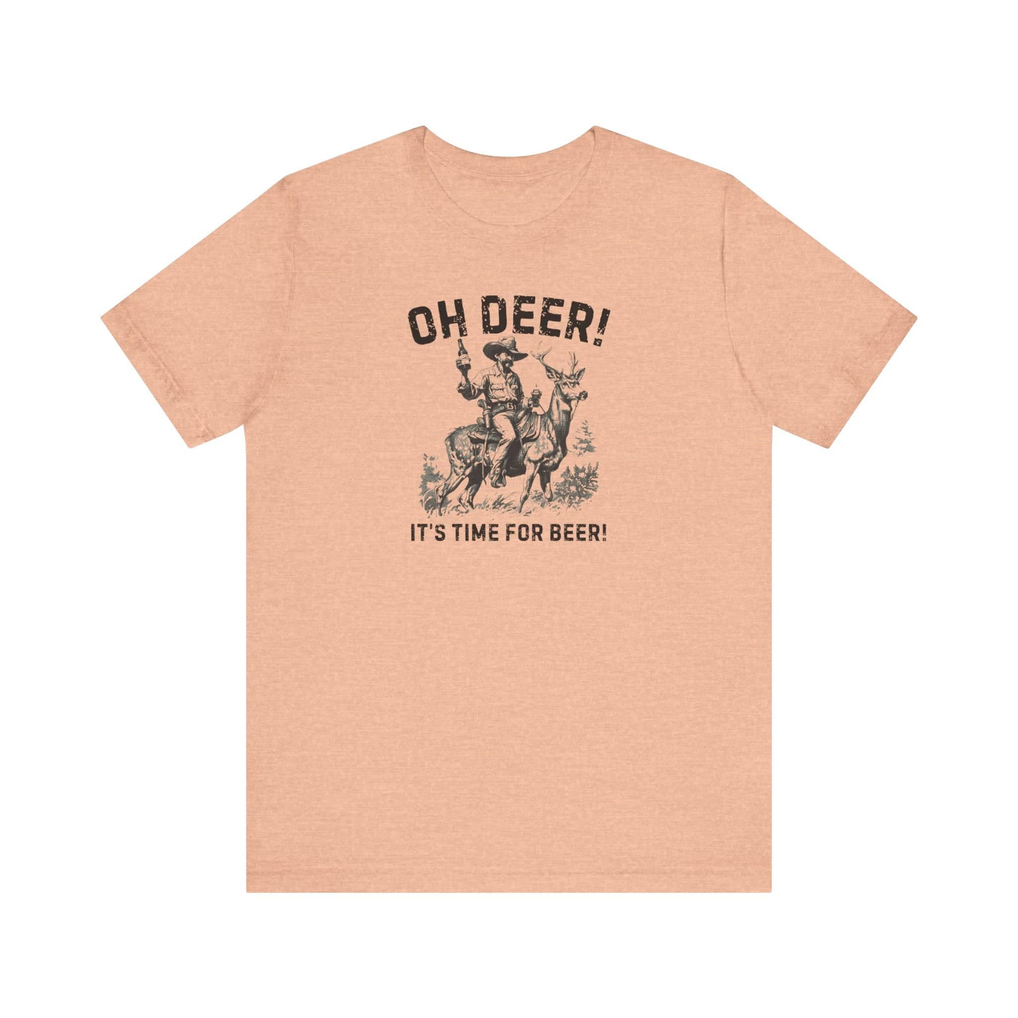 Oh Deer Its Time For Beer Shirt Funny Drinking Tee