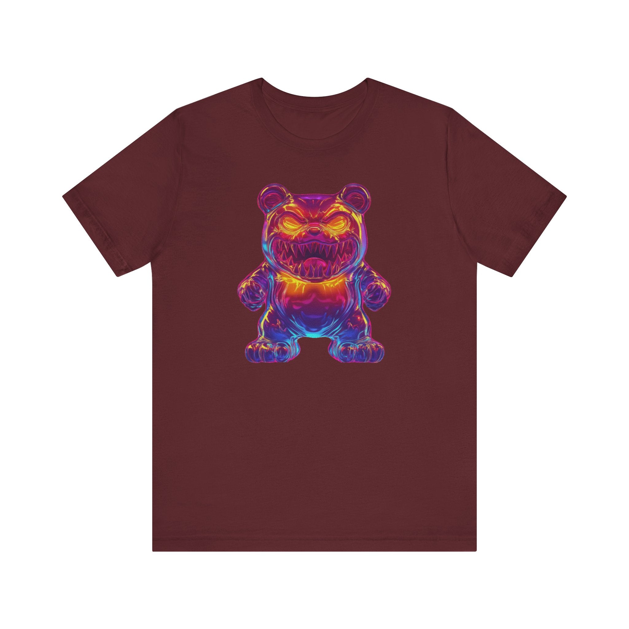 Neon Monster Bear T-Shirt Bold and Playful Design