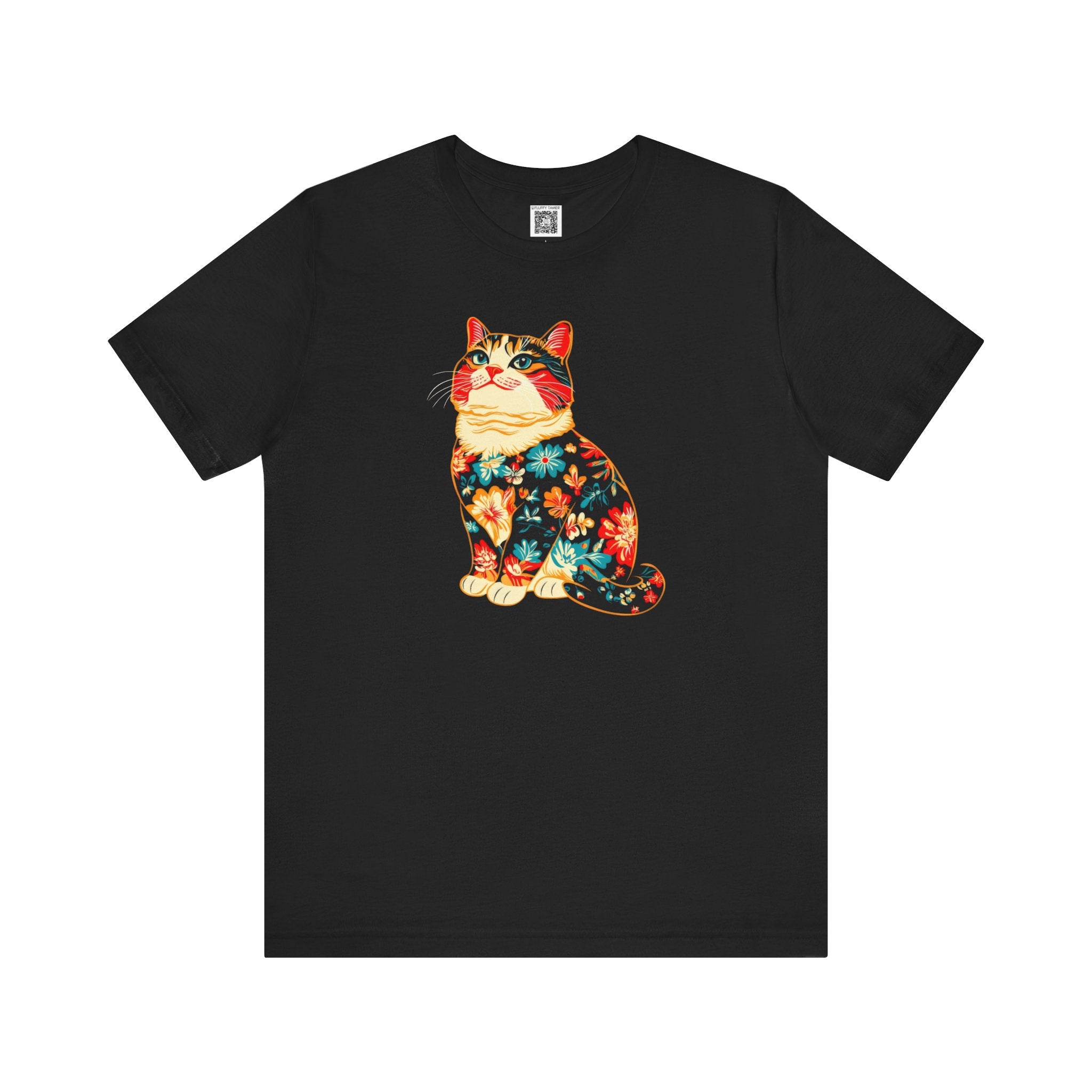 Floral Cat Graphic Tee
