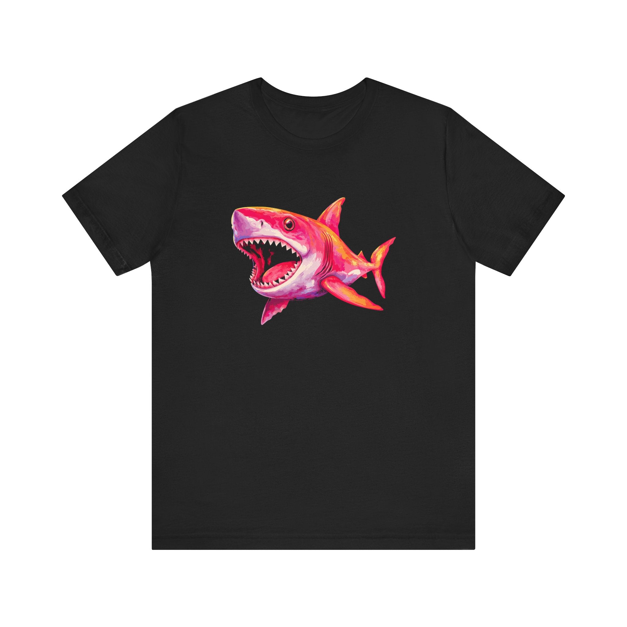 Vibrant Shark Graphic T-Shirt