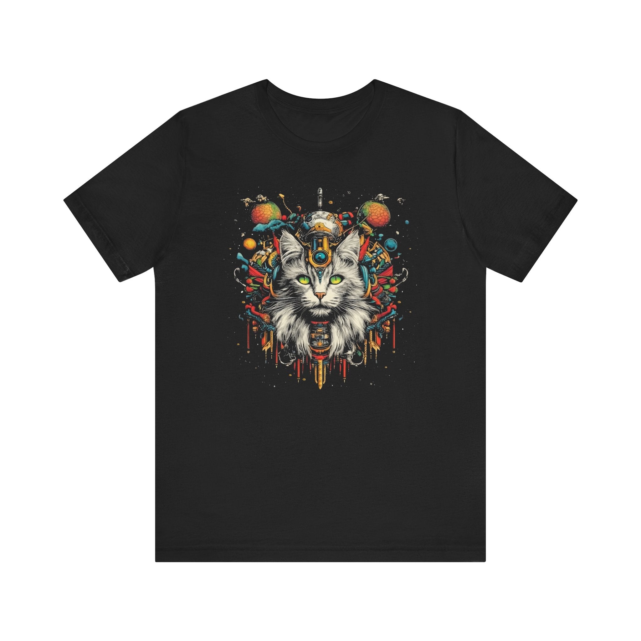Psychedelic Cosmic Cat T-Shirt