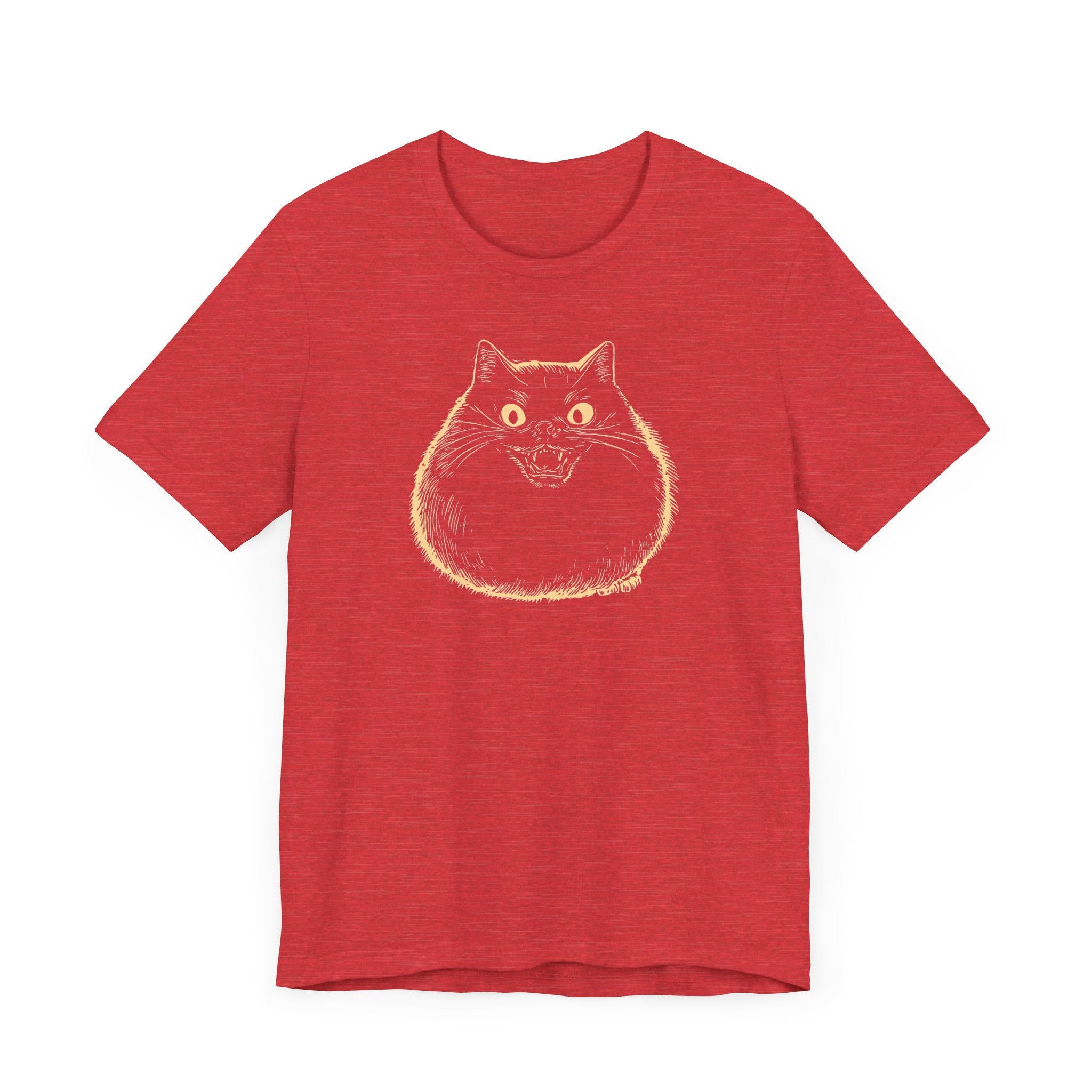 Spooky Black Cat Graphic T-Shirt