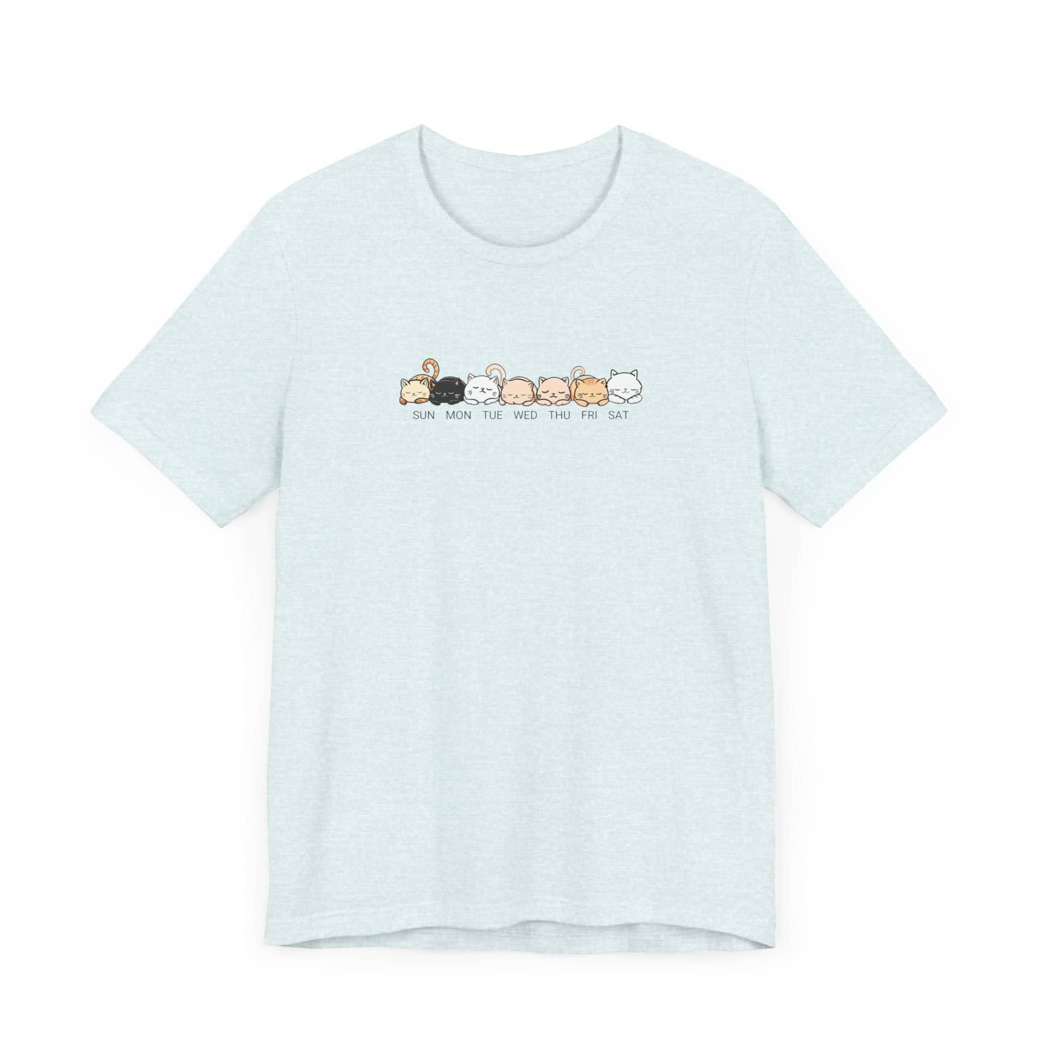 Weekly Cat Faces T-Shirt