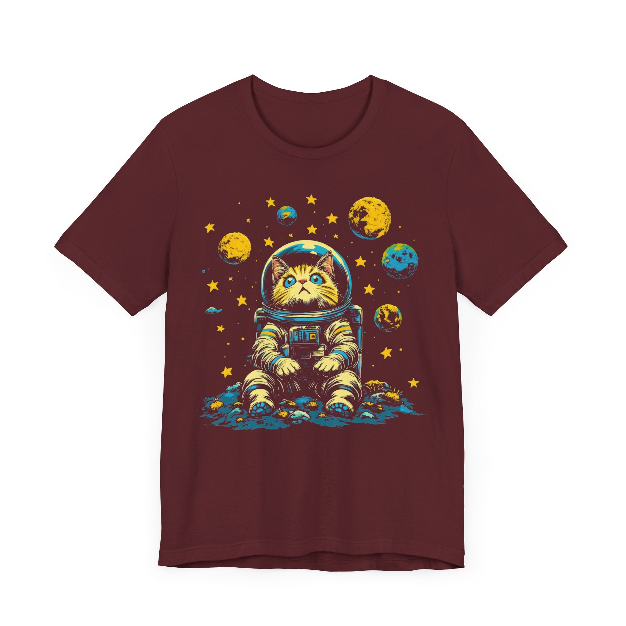 Cosmic Cat Astronaut T-Shirt
