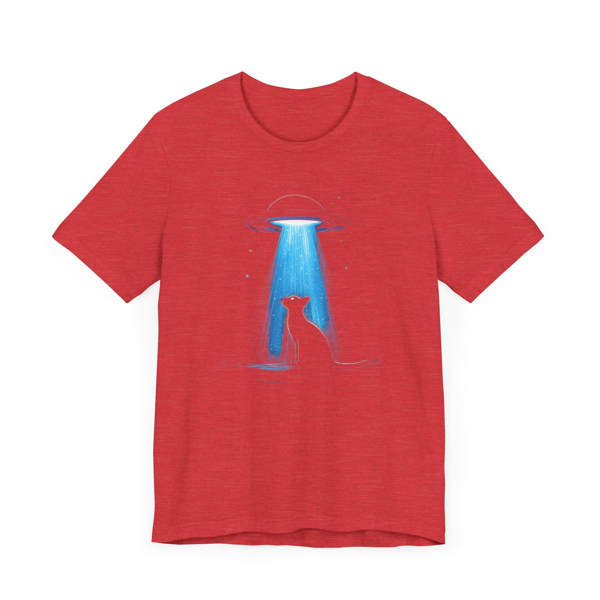 Alien Abduction Cat T-Shirt