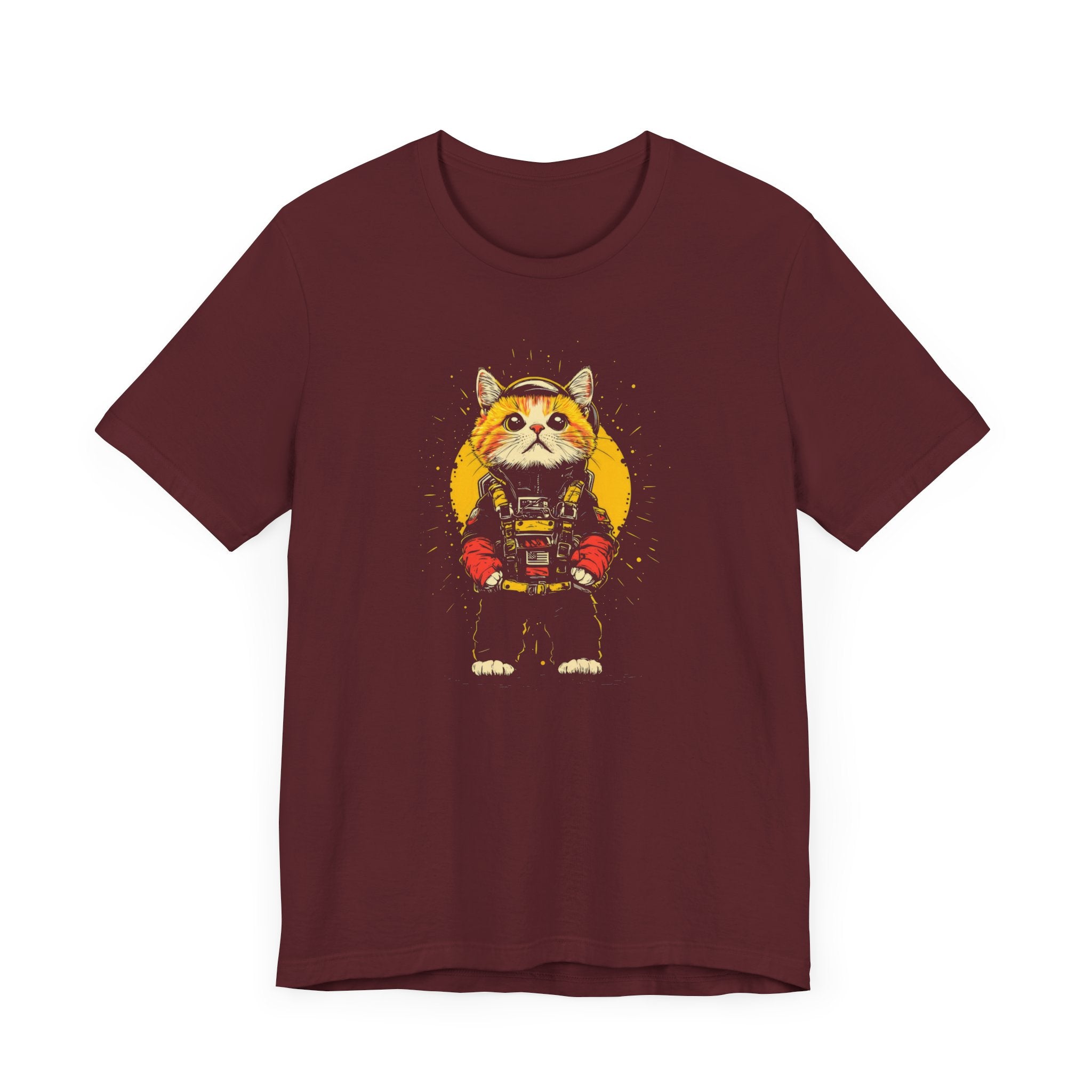 Space Cat Astronaut Graphic Tee
