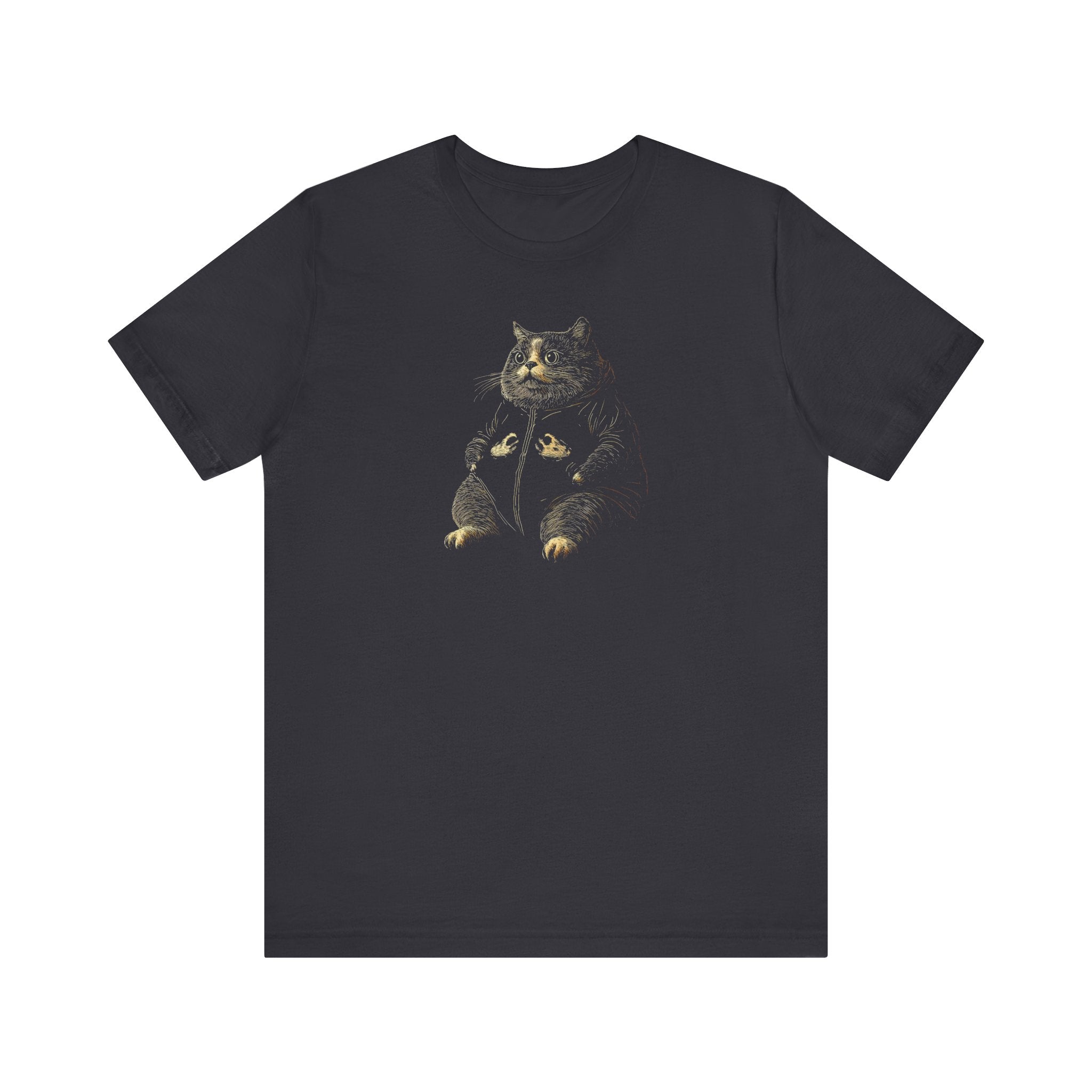 Chubby Cat Hoodie Graphic T-Shirt