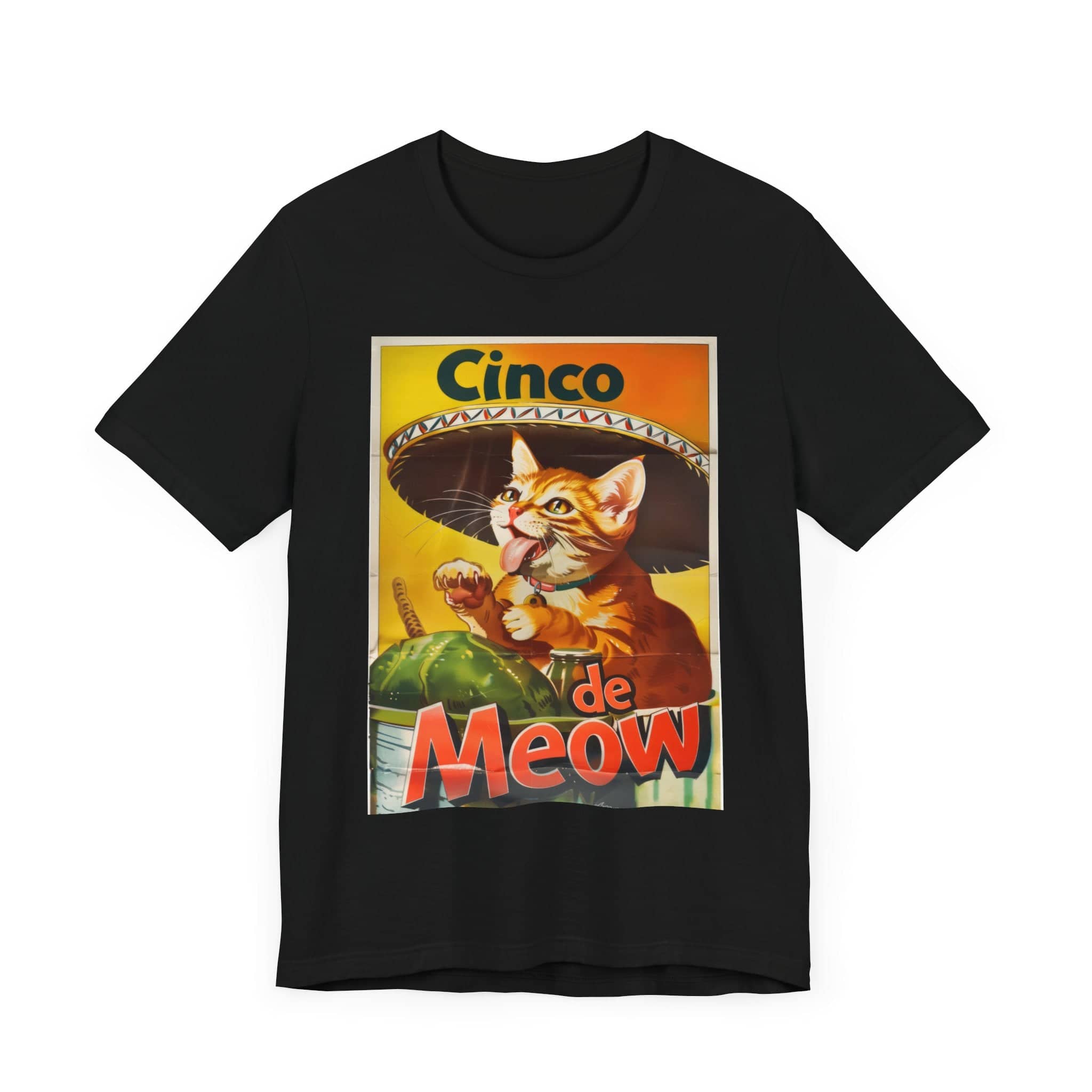 Cinco de Meow Classic Movie Unisex Jersey Short Sleeve Tee