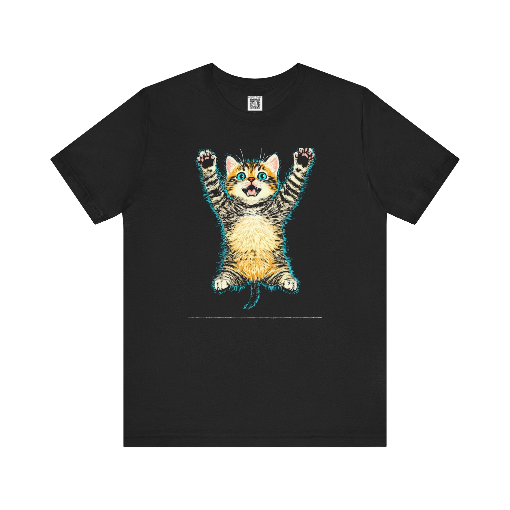 Playful Cat Graphic Tee