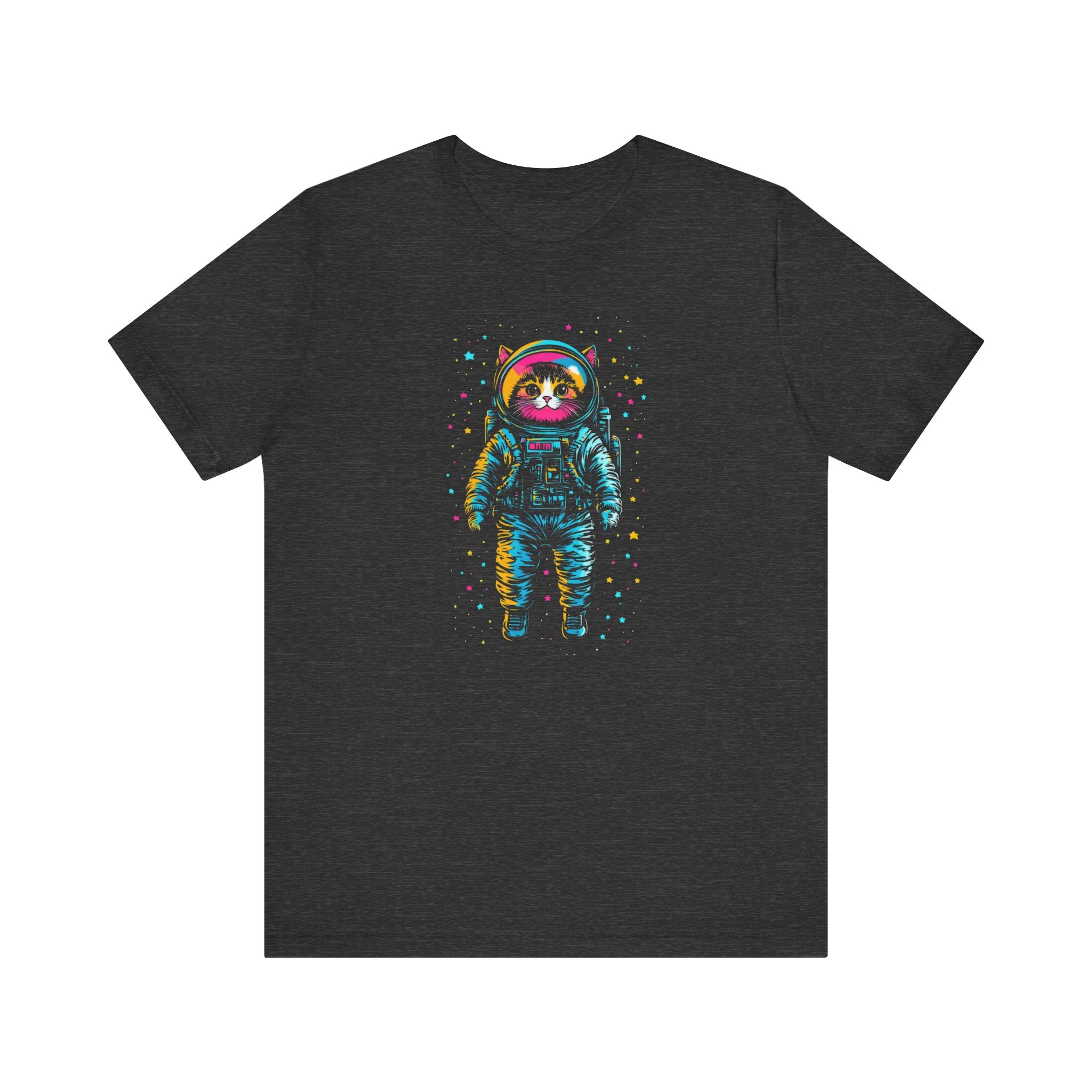 Neon Cosmic Catstronaut T-Shirt