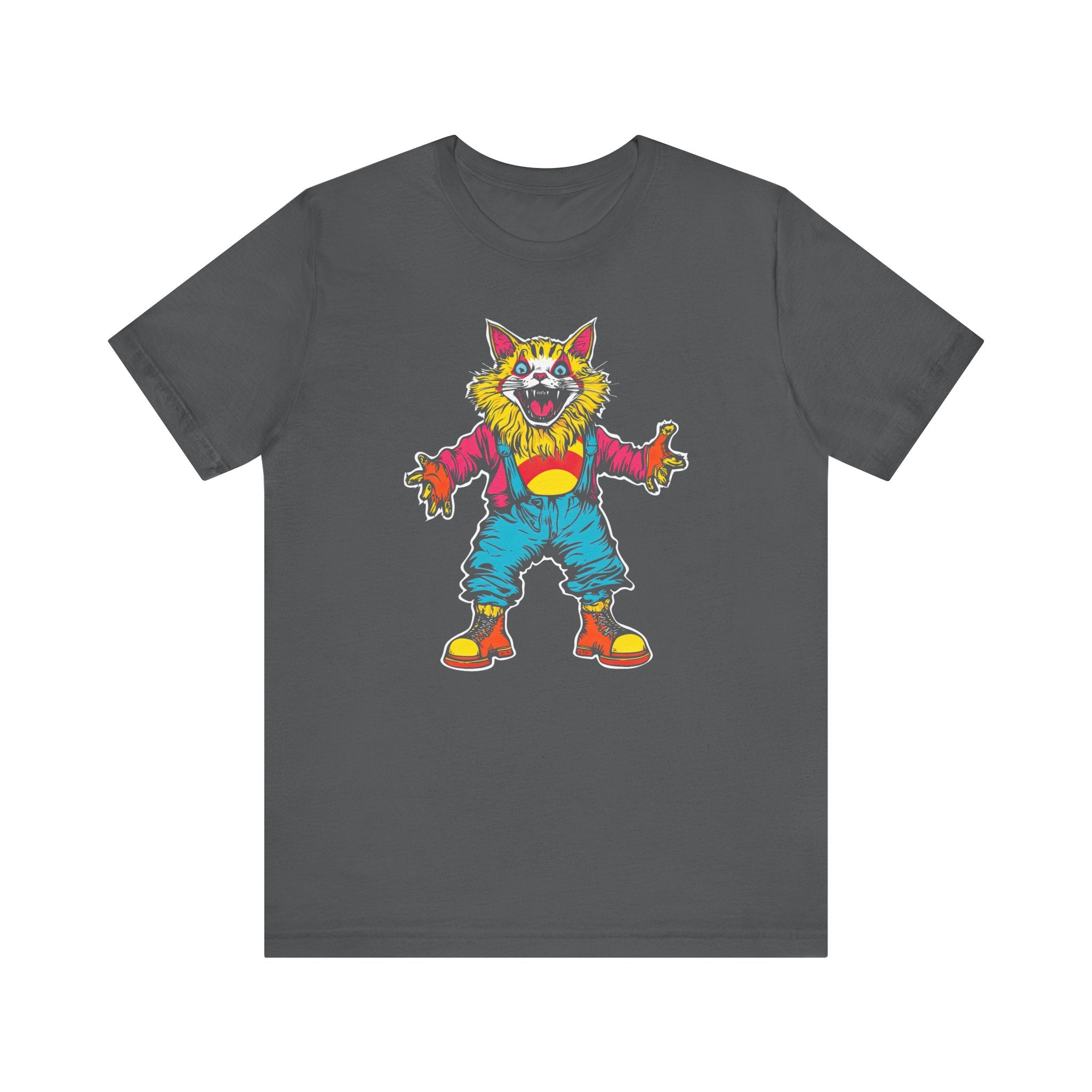 Colorful Clown Cat T-Shirt