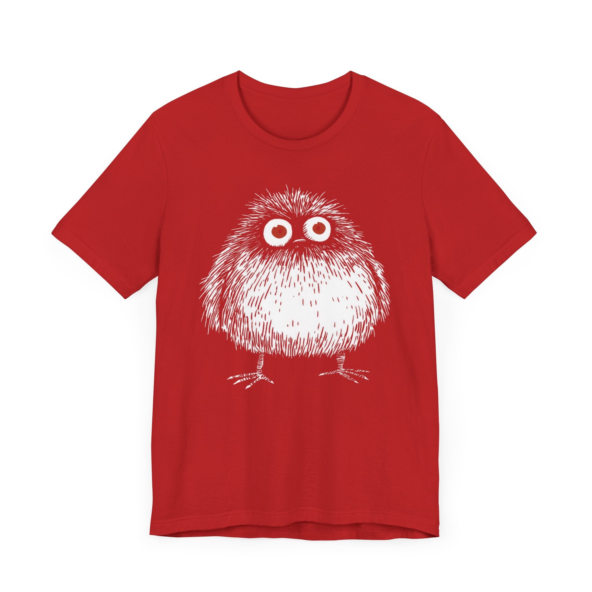 Wide-Eyed Fluffy Creature Graphic Tee