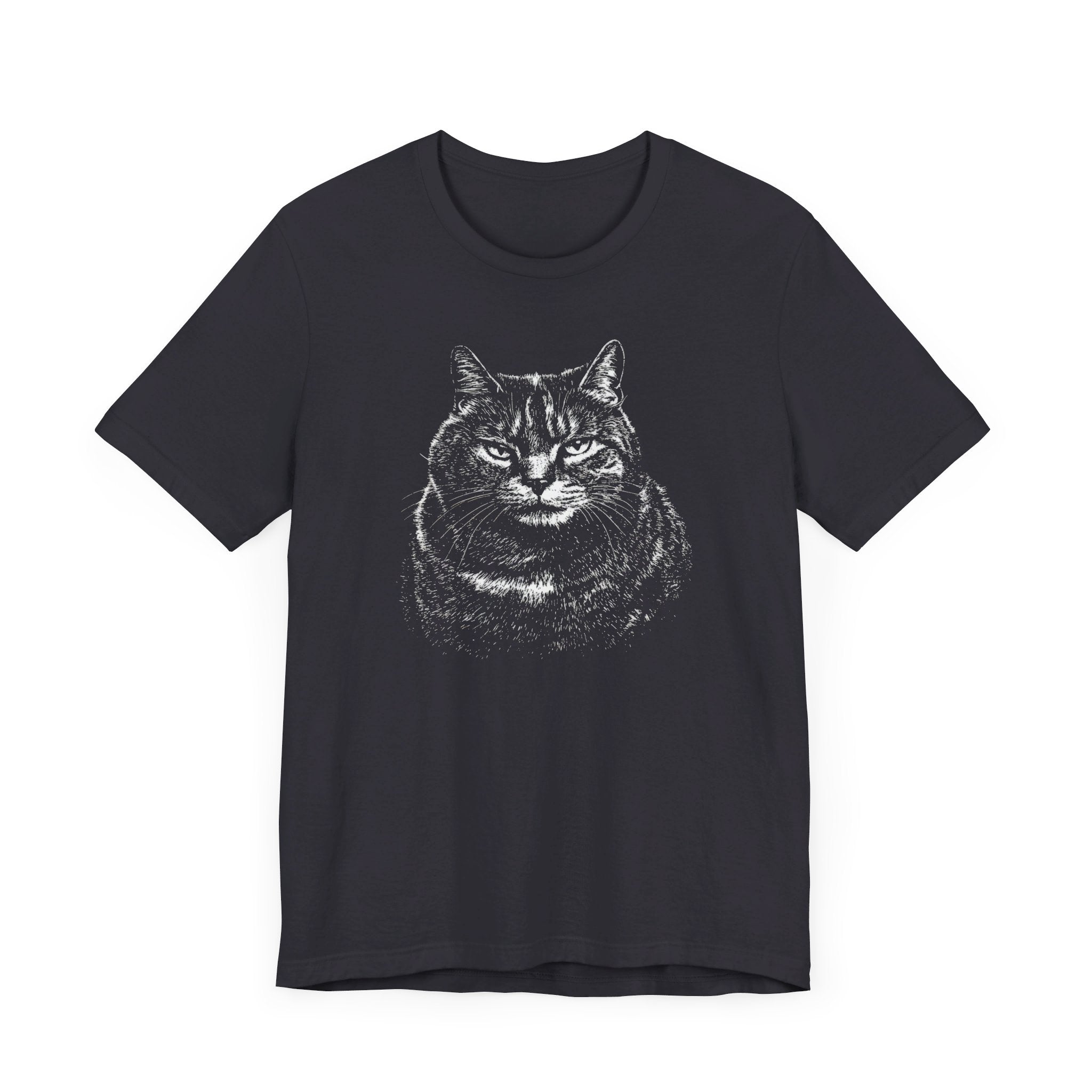 Grumpy Cat Face T-Shirt – Hilarious Cat Lover Tee