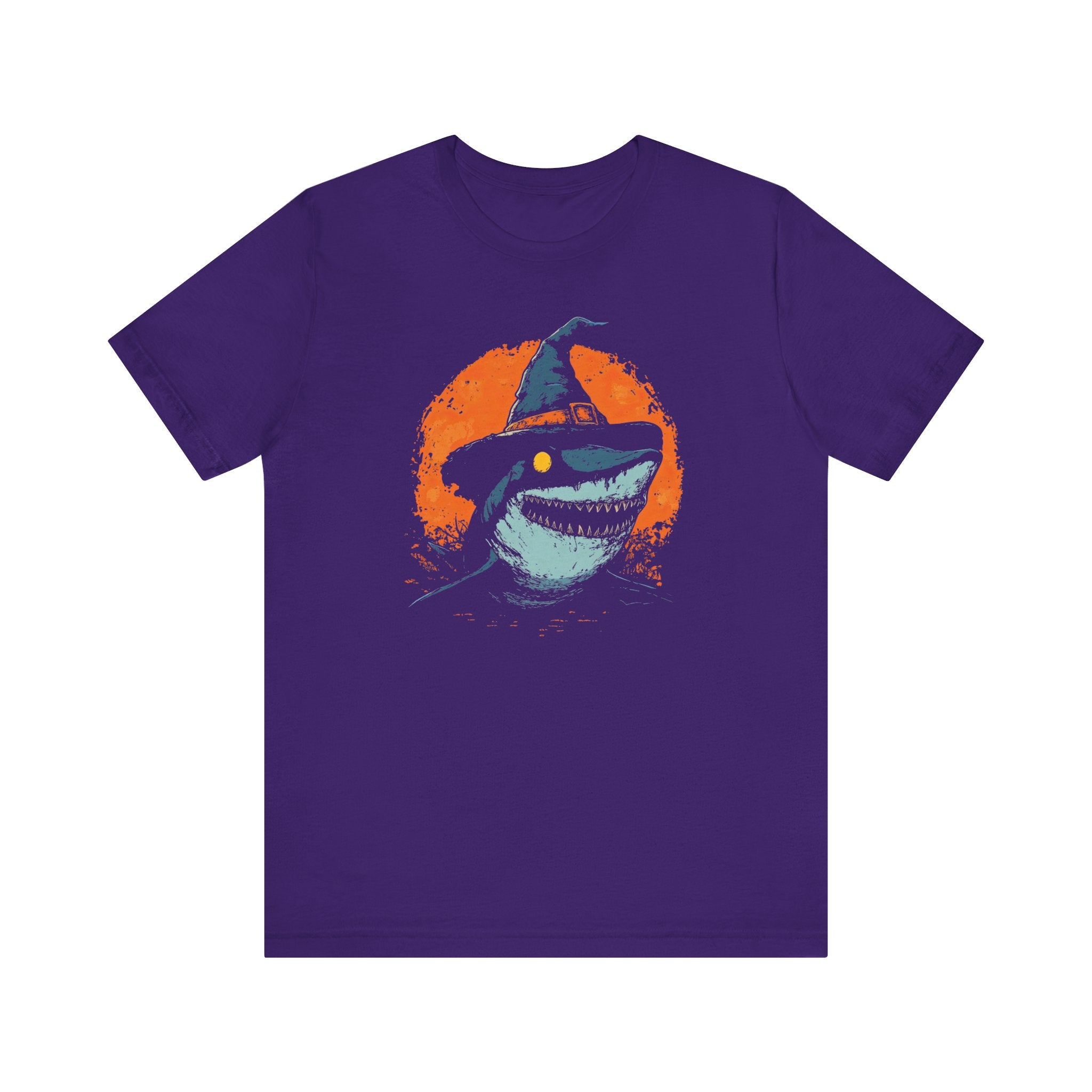 Halloween Shark T-Shirt Spooky Witch Shark Tee