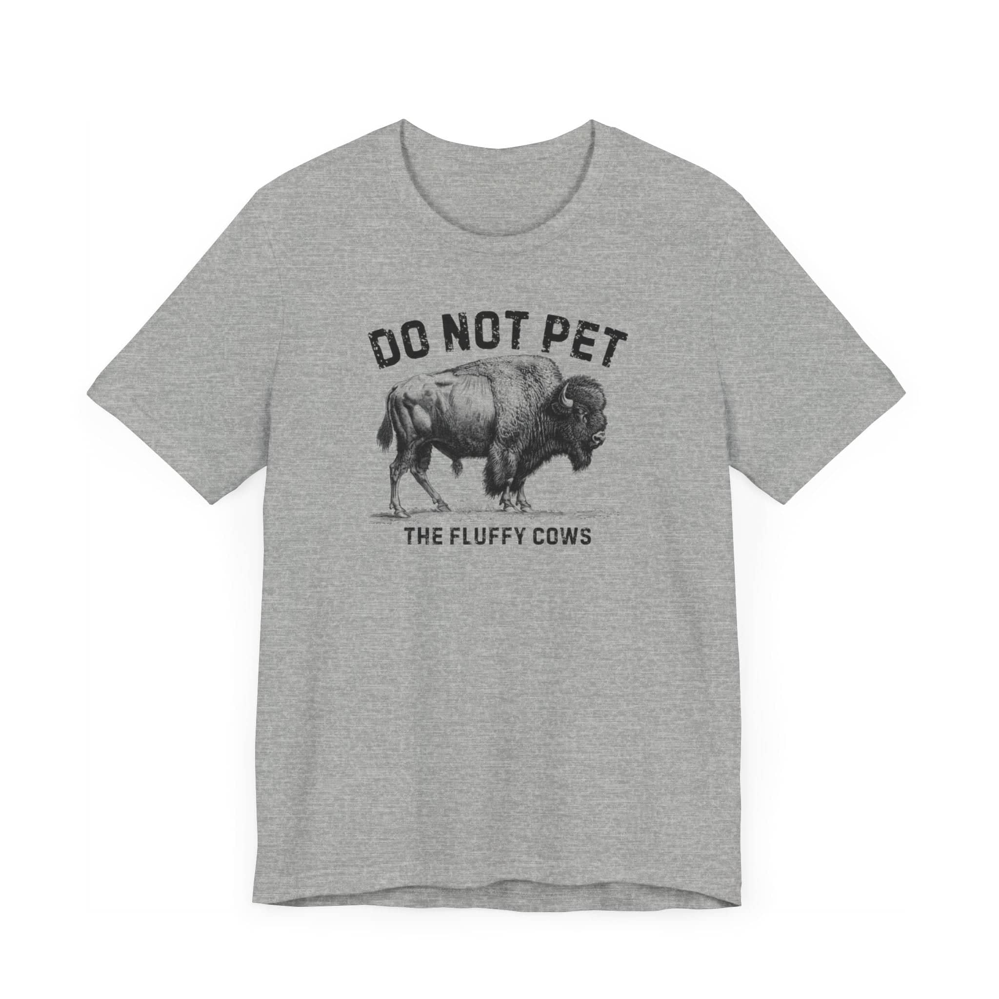 Do Not Pet The Fluffy Cows Shirt Funny Animal Lover Tee