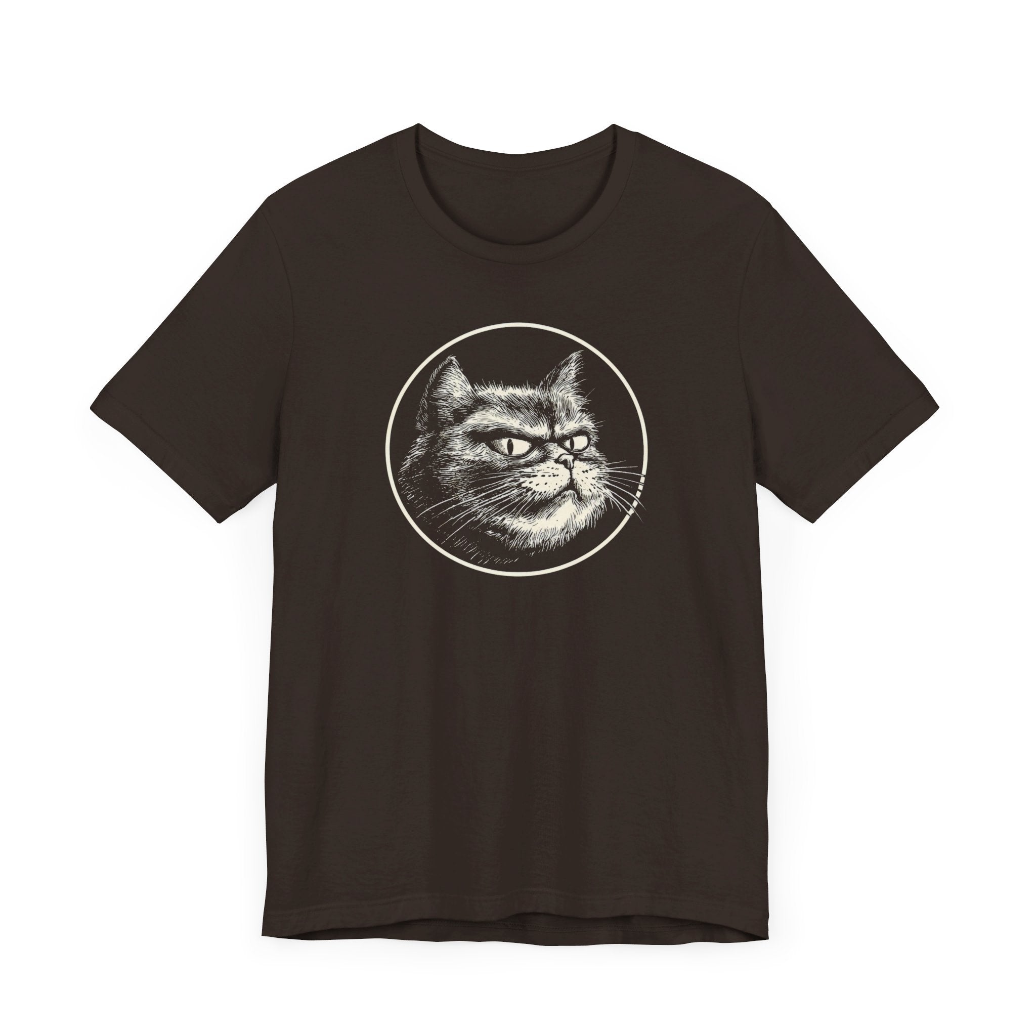 Grumpy Cat Graphic Tee – Vintage Style Cat Lover Shirt
