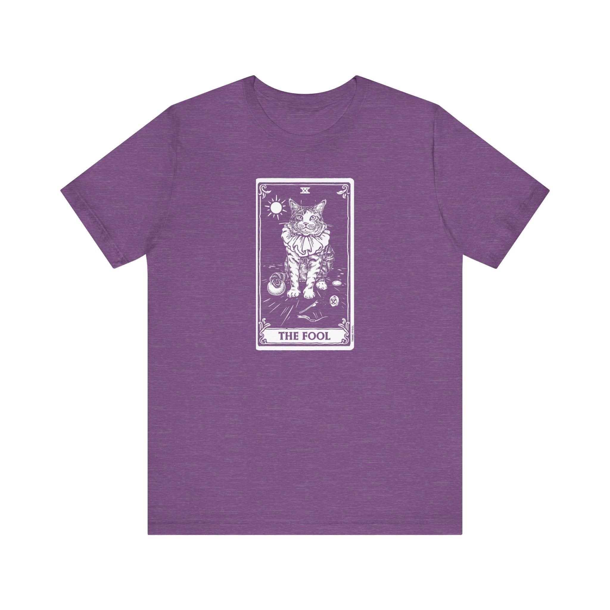 The Fool Tarot Cat T-Shirt