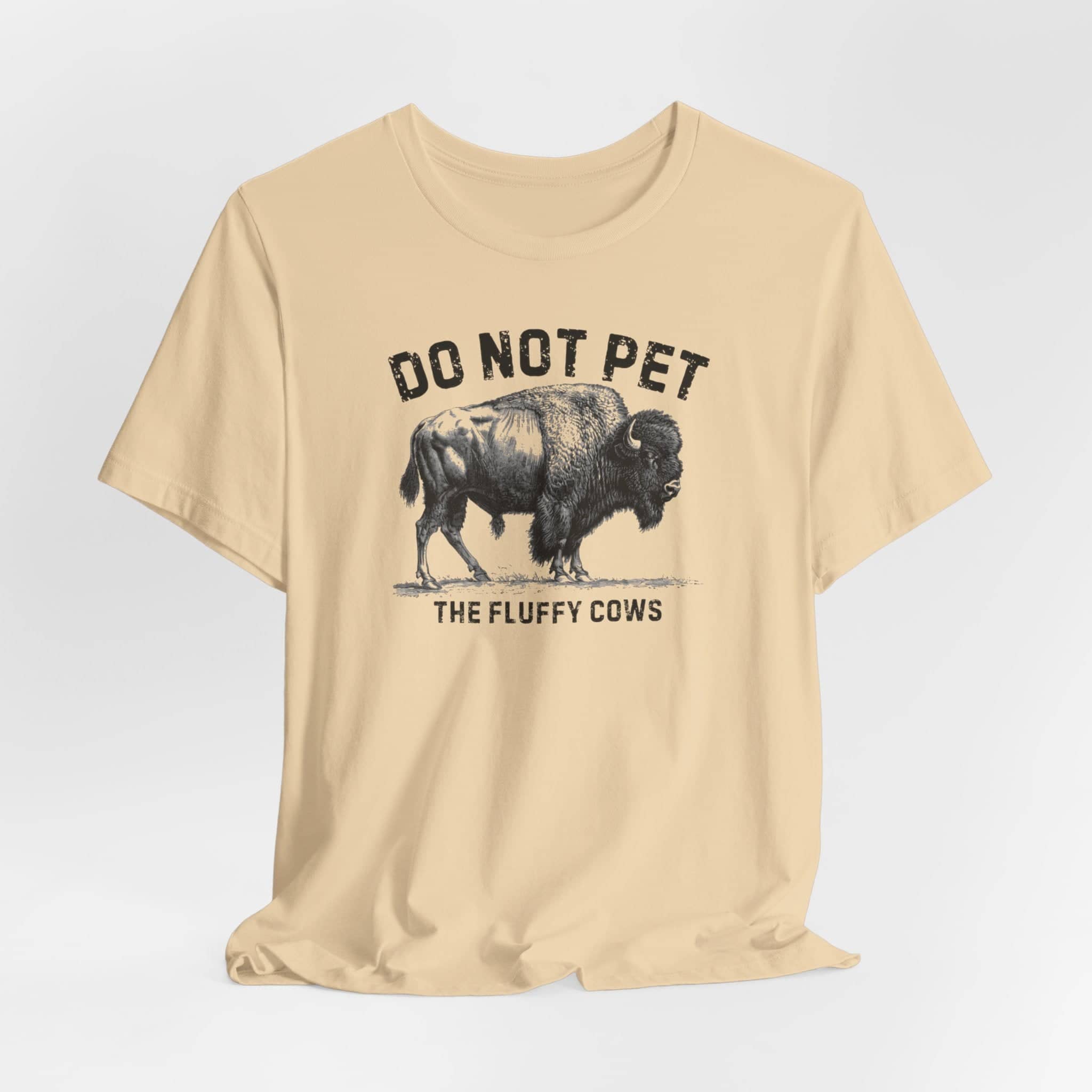 Do Not Pet The Fluffy Cows Shirt Funny Animal Lover Tee