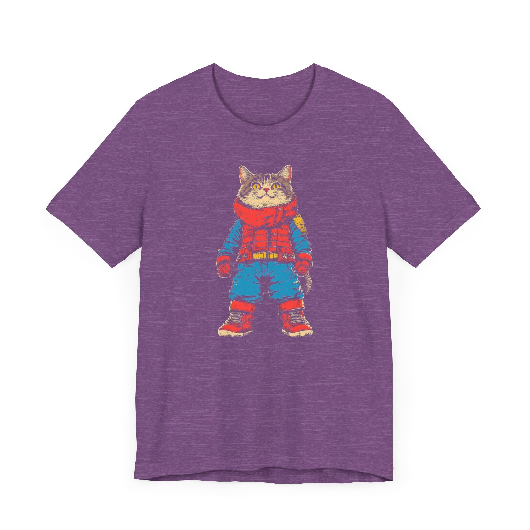 Adventurous Cat Explorer Graphic Tee