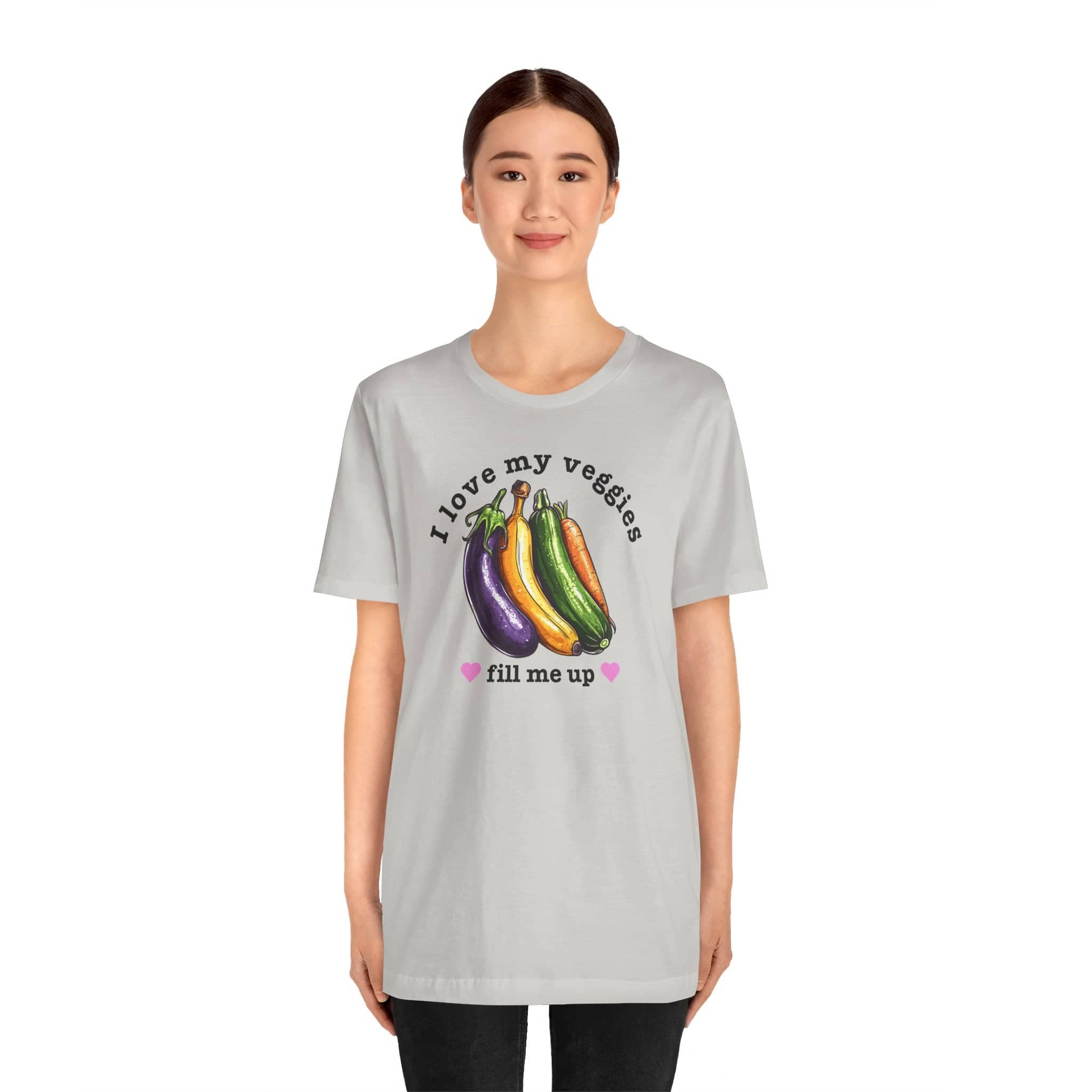 I Love My Veggies Fill Me Up Shirt Funny Vegetable Lover Tee
